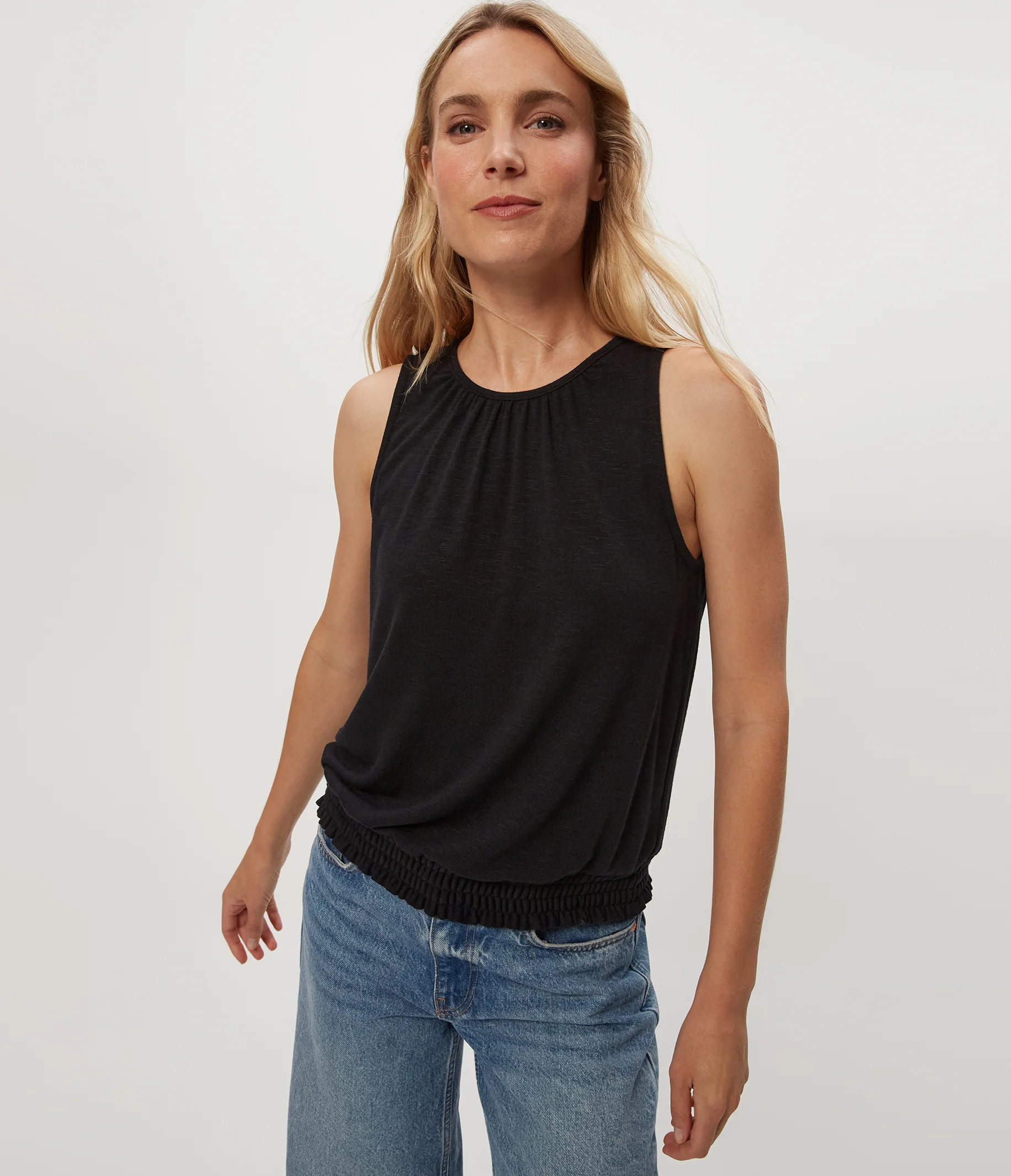 Akira Smocked Bottom Tank - Image 2