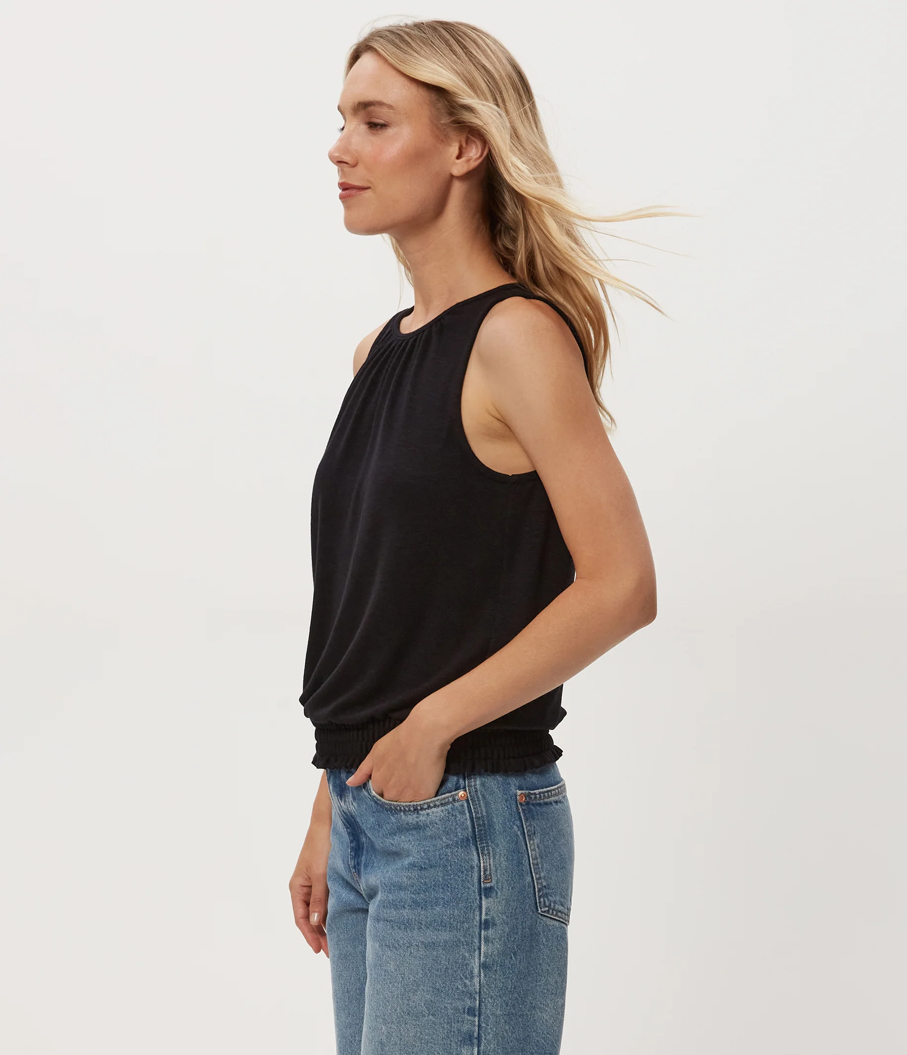 Akira Smocked Bottom Tank - Image 3