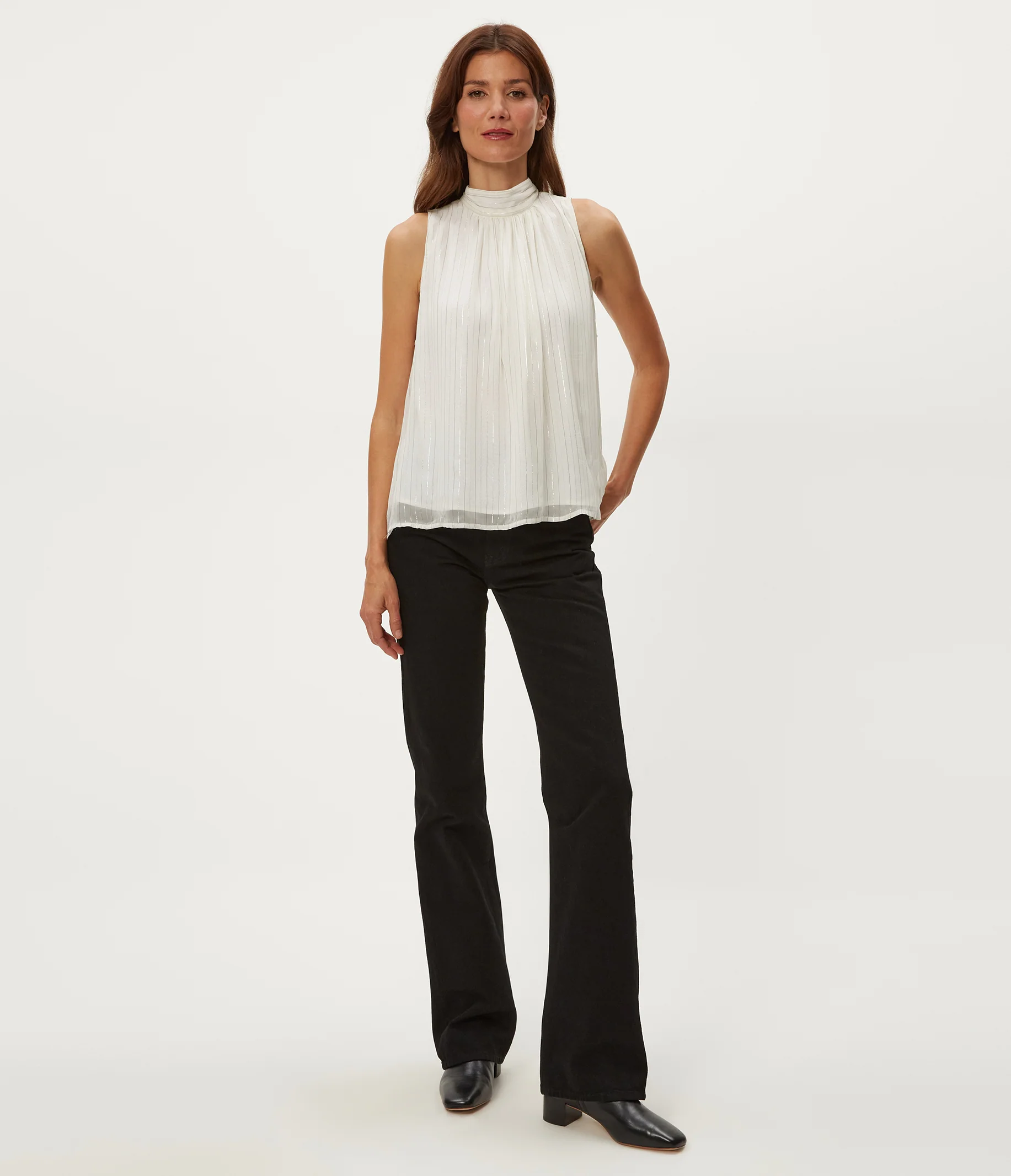 Alicia Tie Neck Top - Image 3