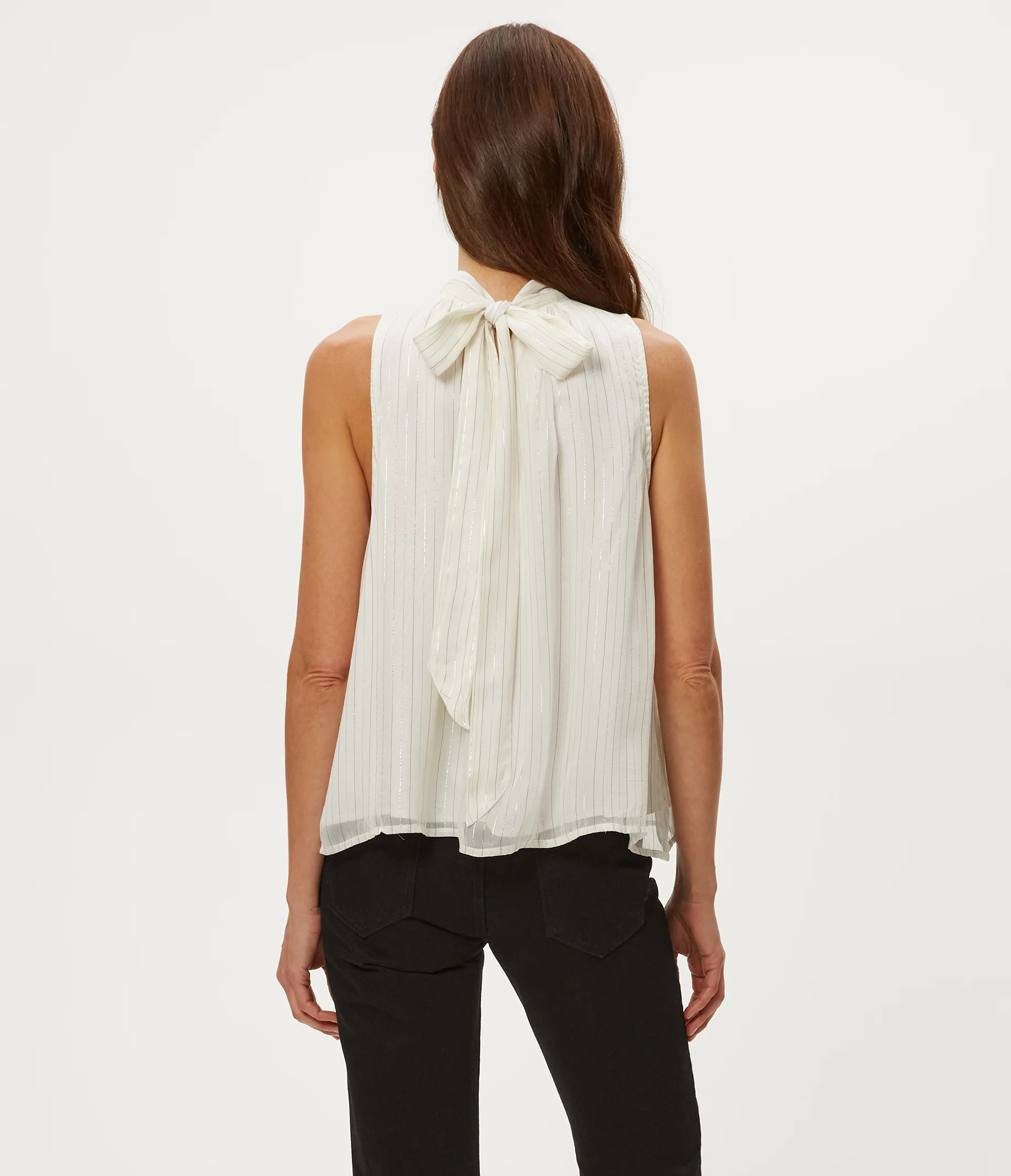 Alicia Tie Neck Top - Image 4