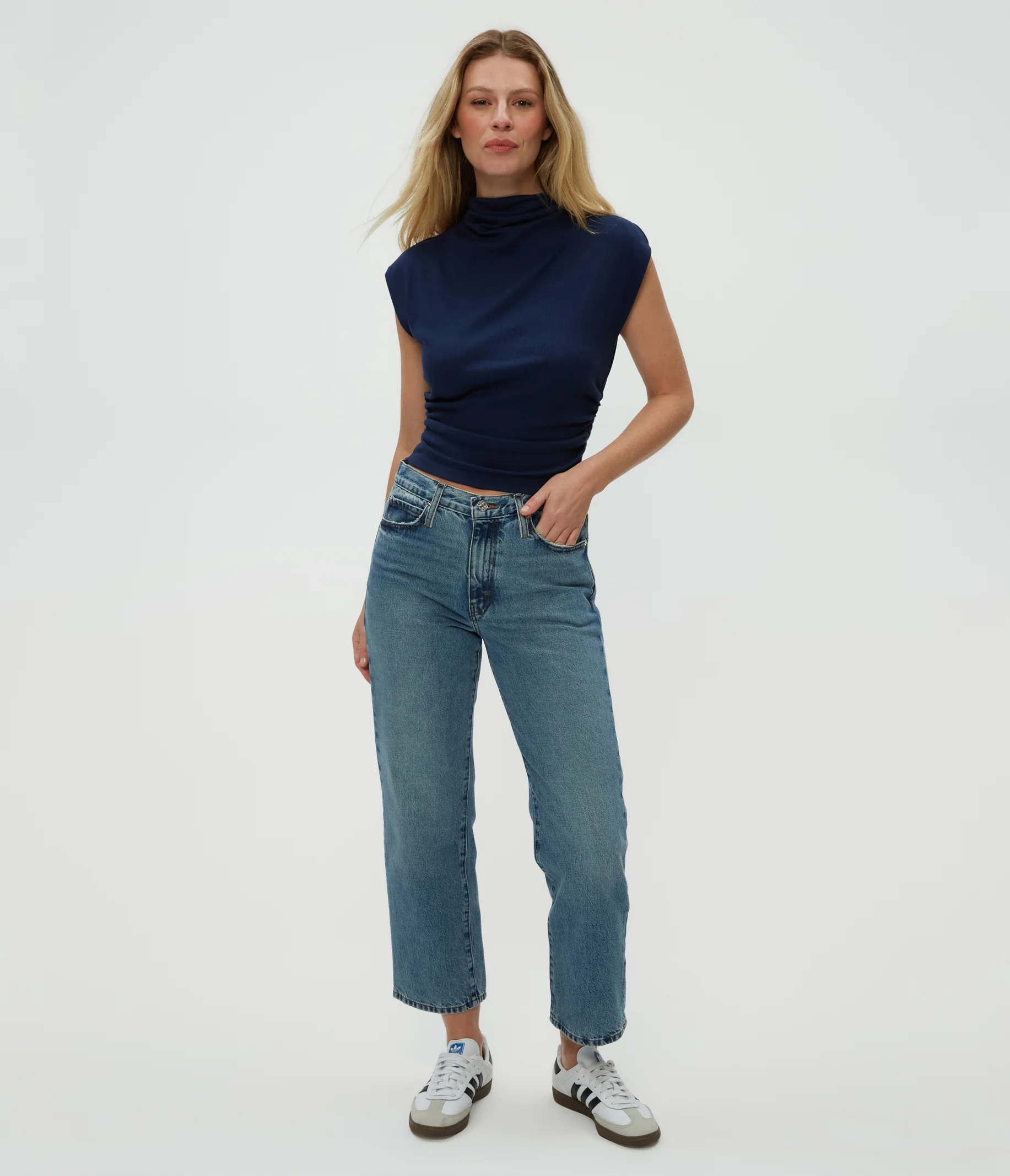 Amara Power Shoulder Tee - Image 10