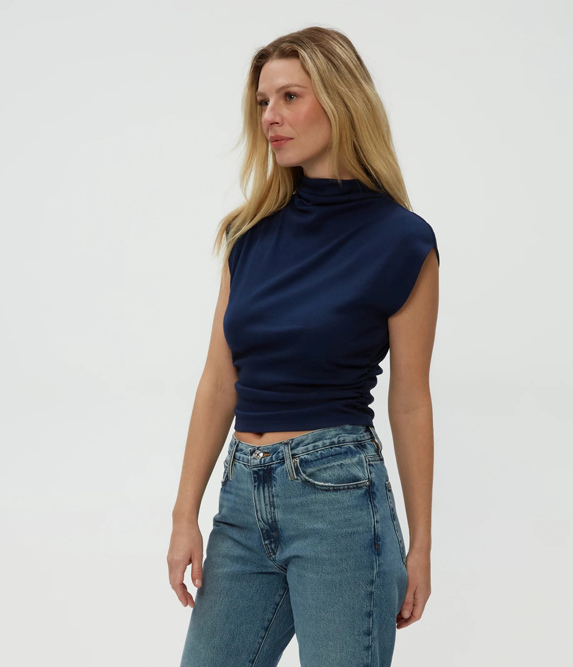 Amara Power Shoulder Tee - Image 11