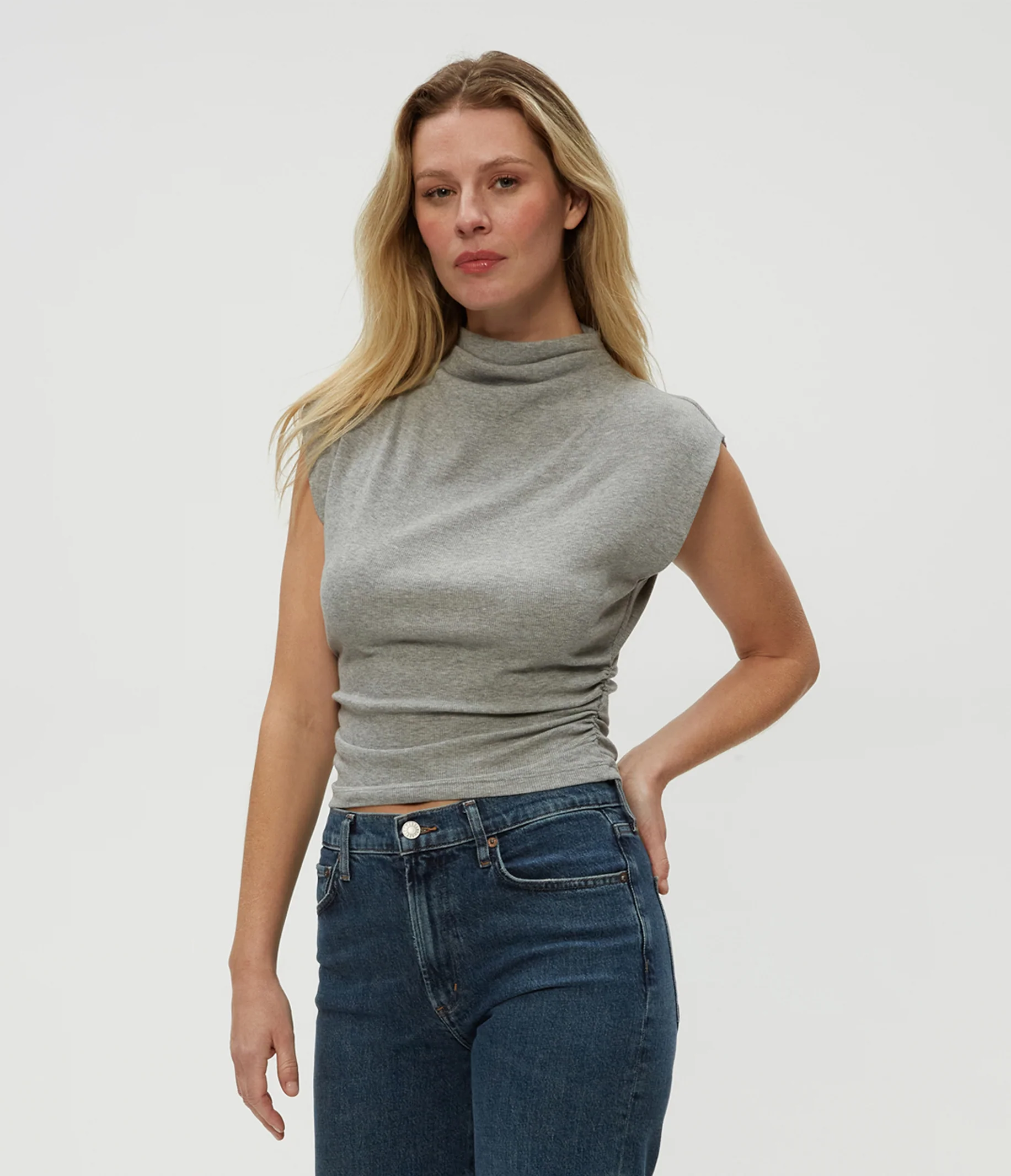 Amara Power Shoulder Tee - Image 15