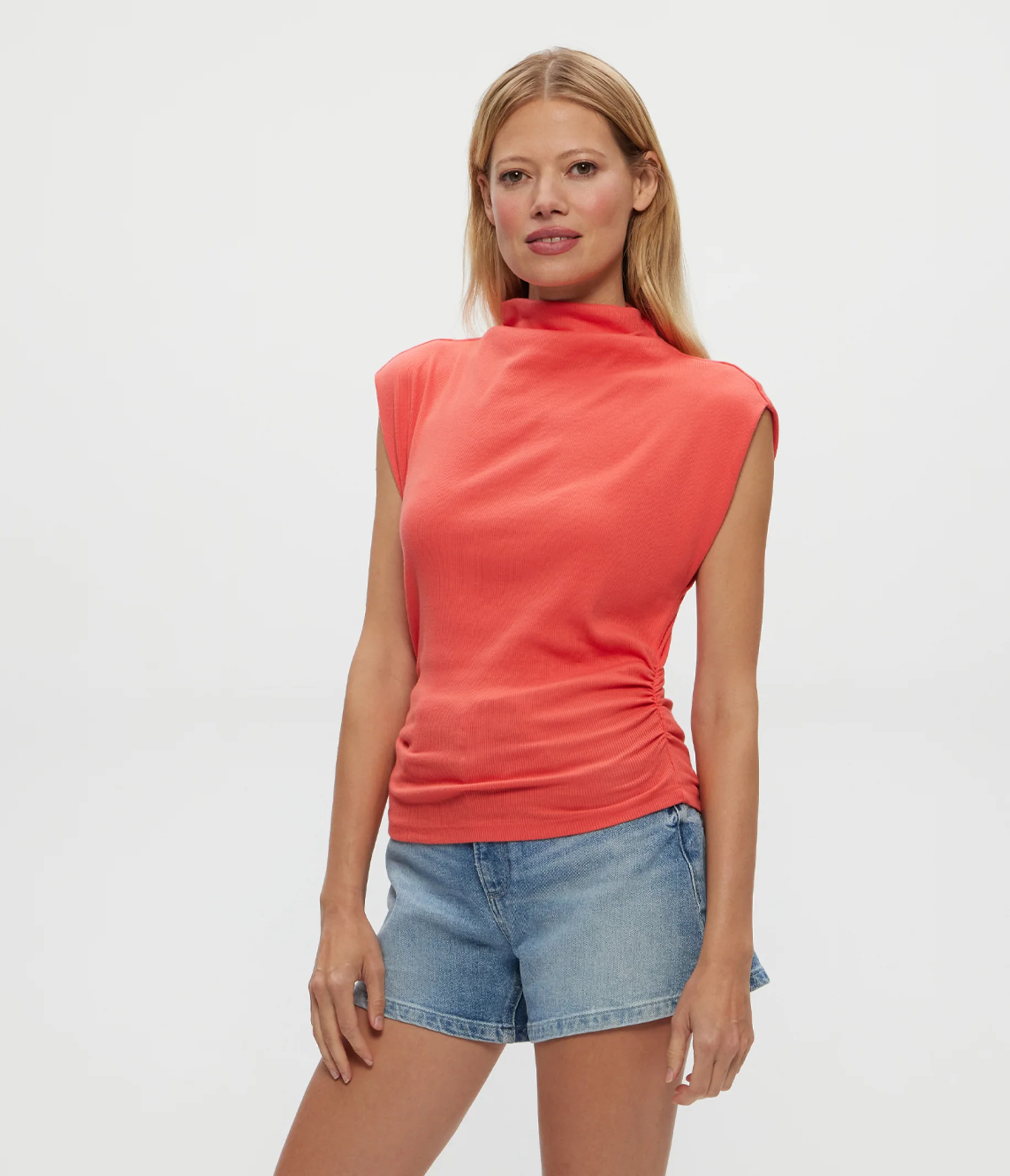Amara Power Shoulder Tee - Image 21