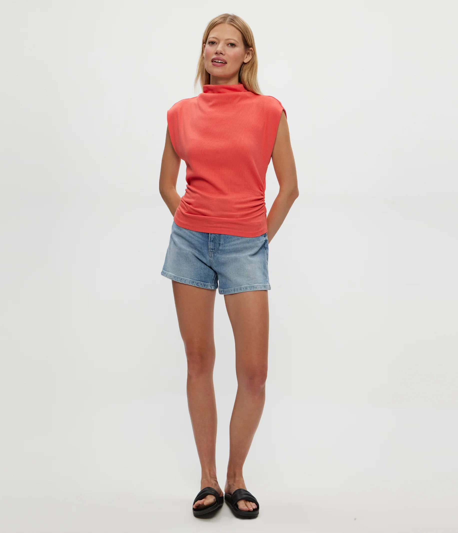 Amara Power Shoulder Tee - Image 22