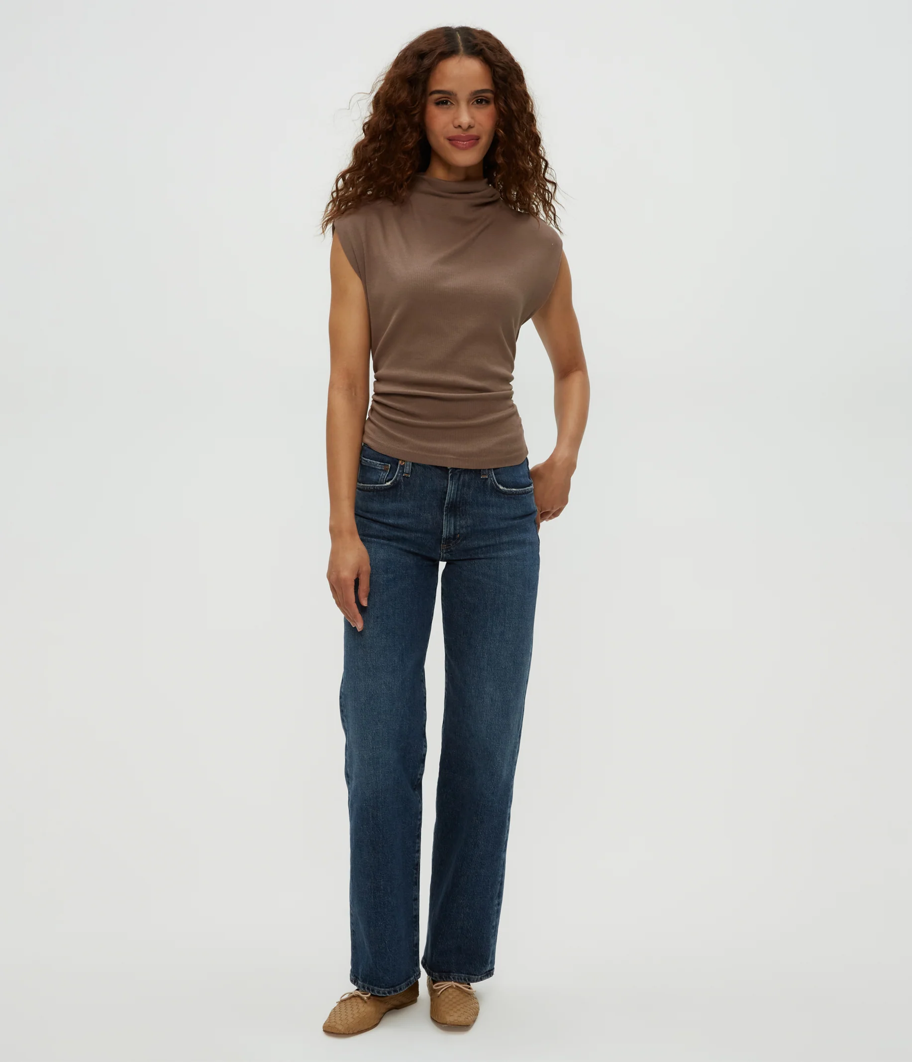 Amara Power Shoulder Tee - Image 26