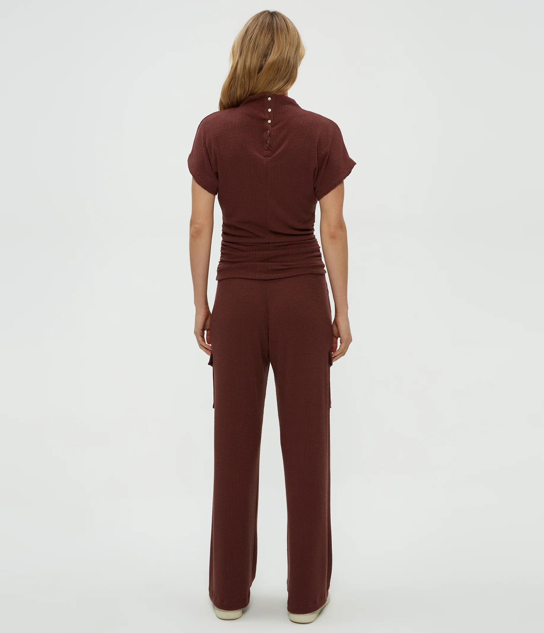 Avery Ribbed Cargo Pant - Image 3