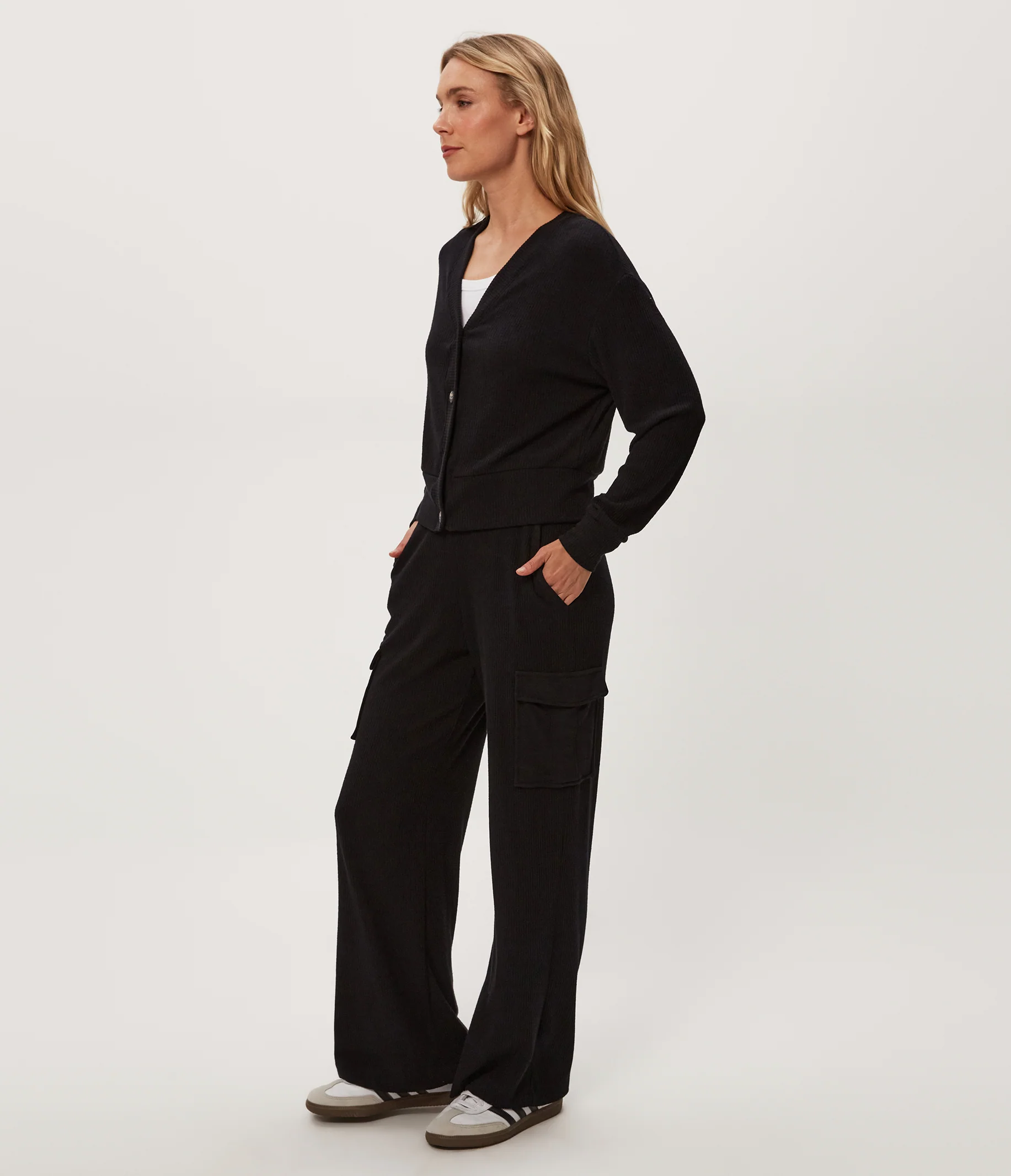 Avery Ribbed Cargo Pant - Image 4