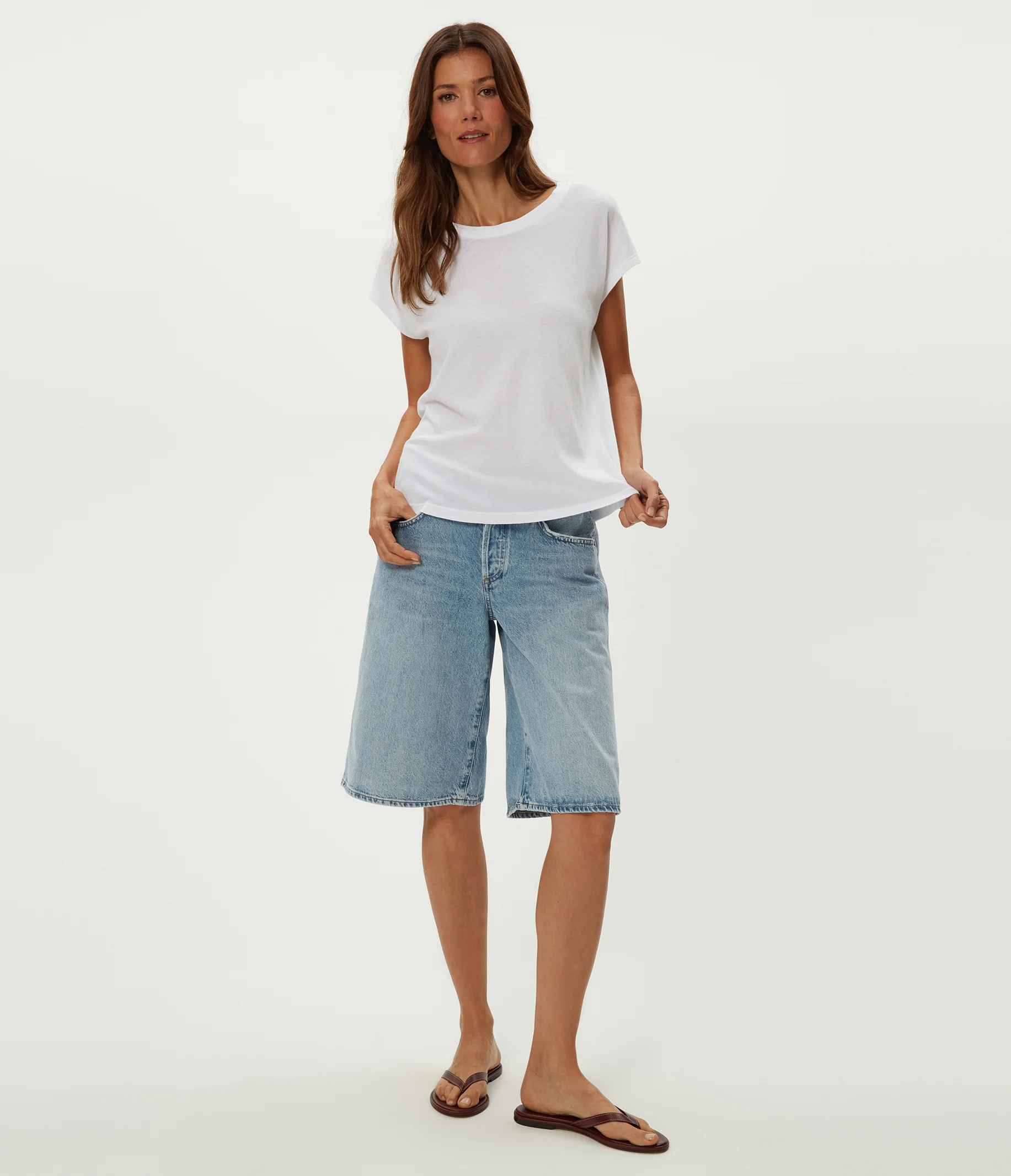 Bryanna Extended Shoulder Tee - Image 10