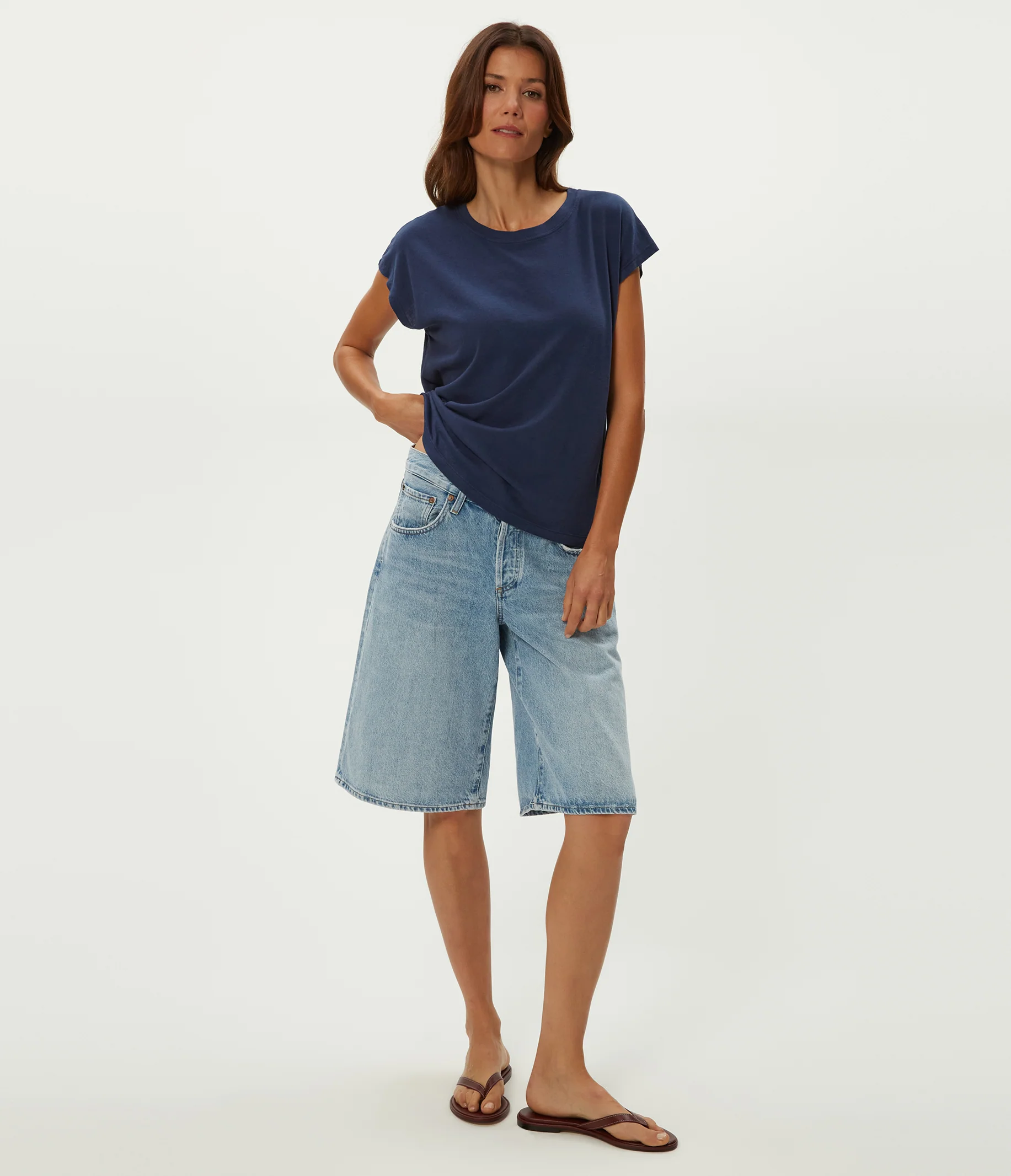 Bryanna Extended Shoulder Tee - Image 14