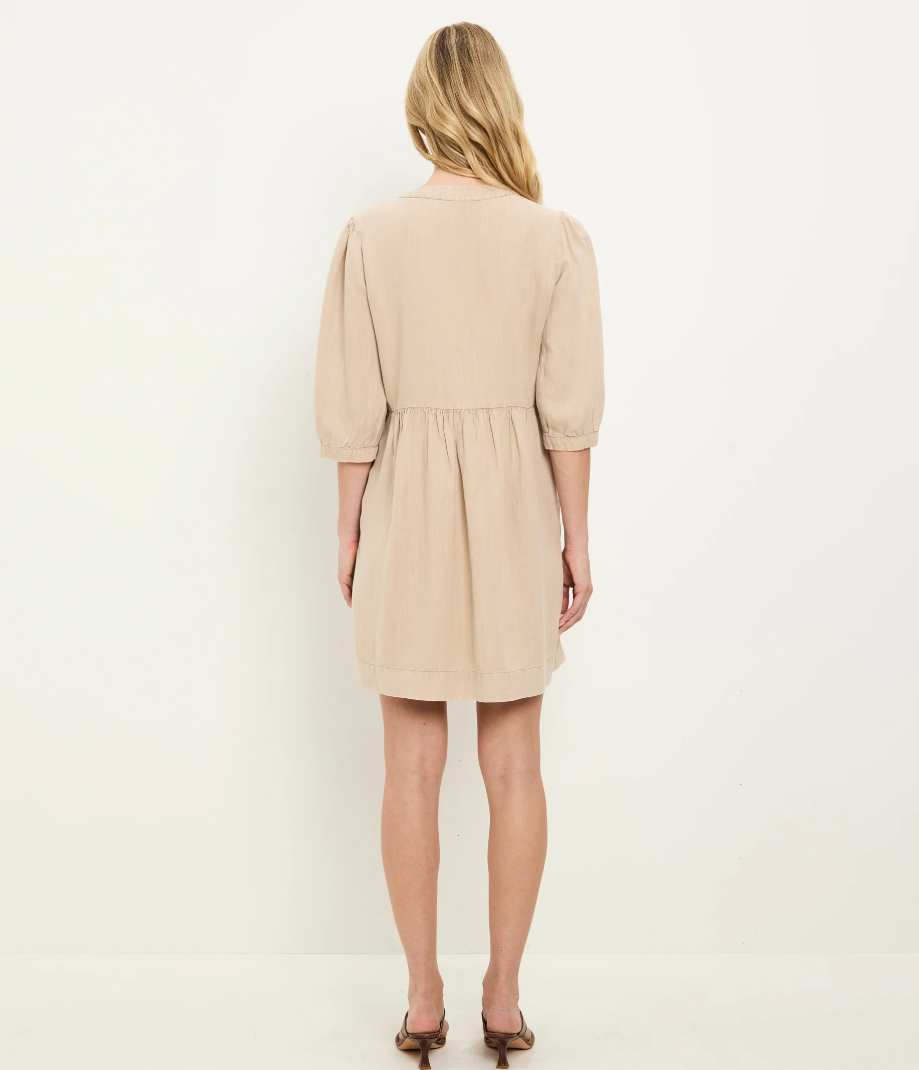 Brielle Linen Mini Dress - Image 14