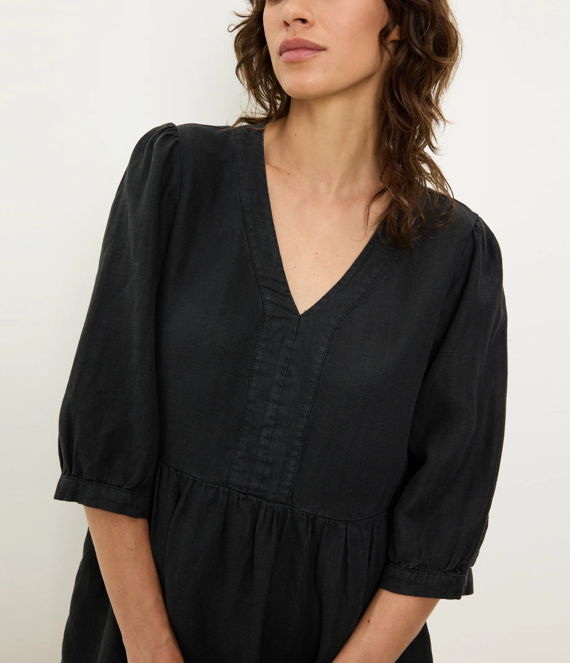 Brielle Linen Mini Dress - Image 16