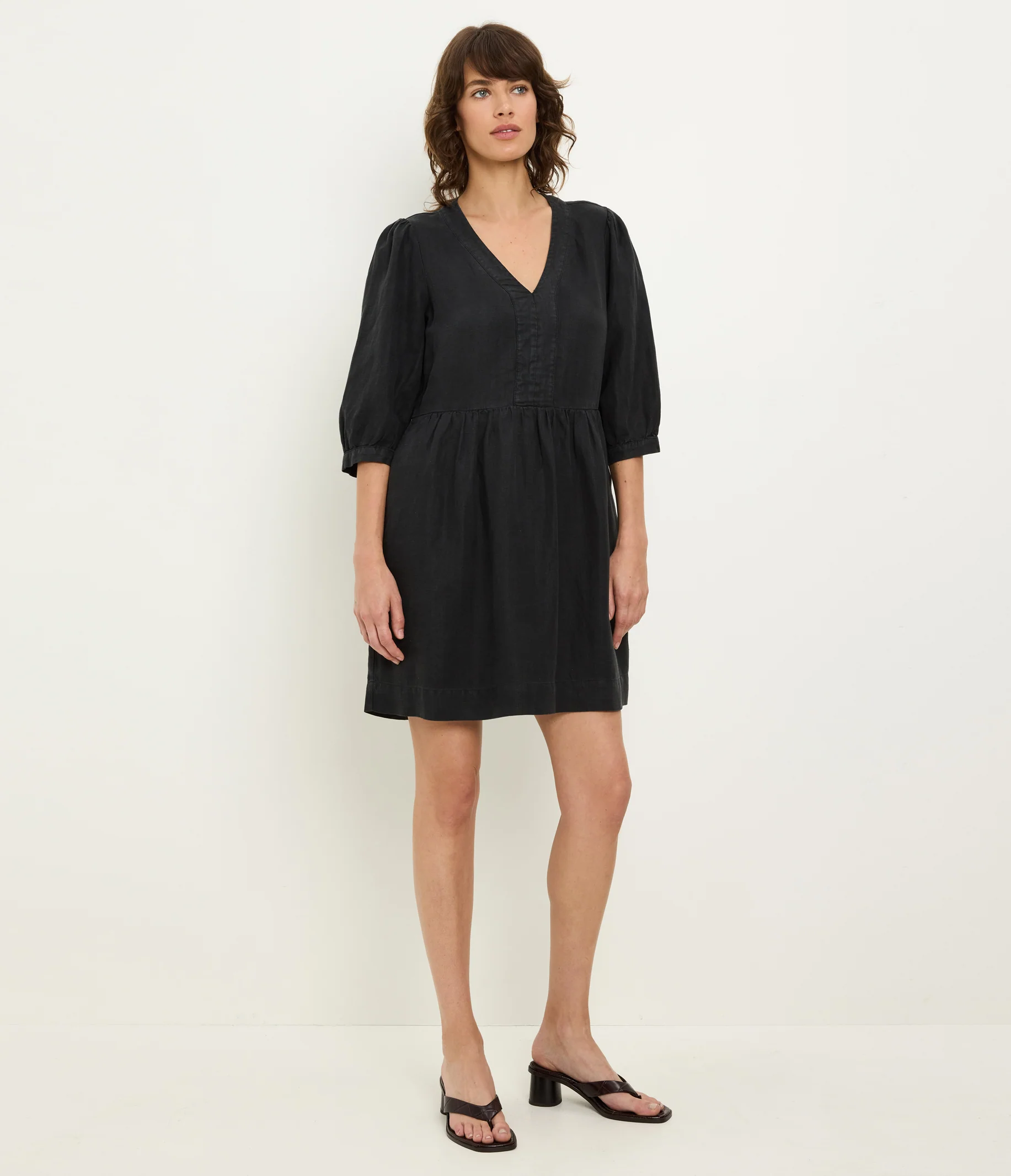 Brielle Linen Mini Dress - Image 18