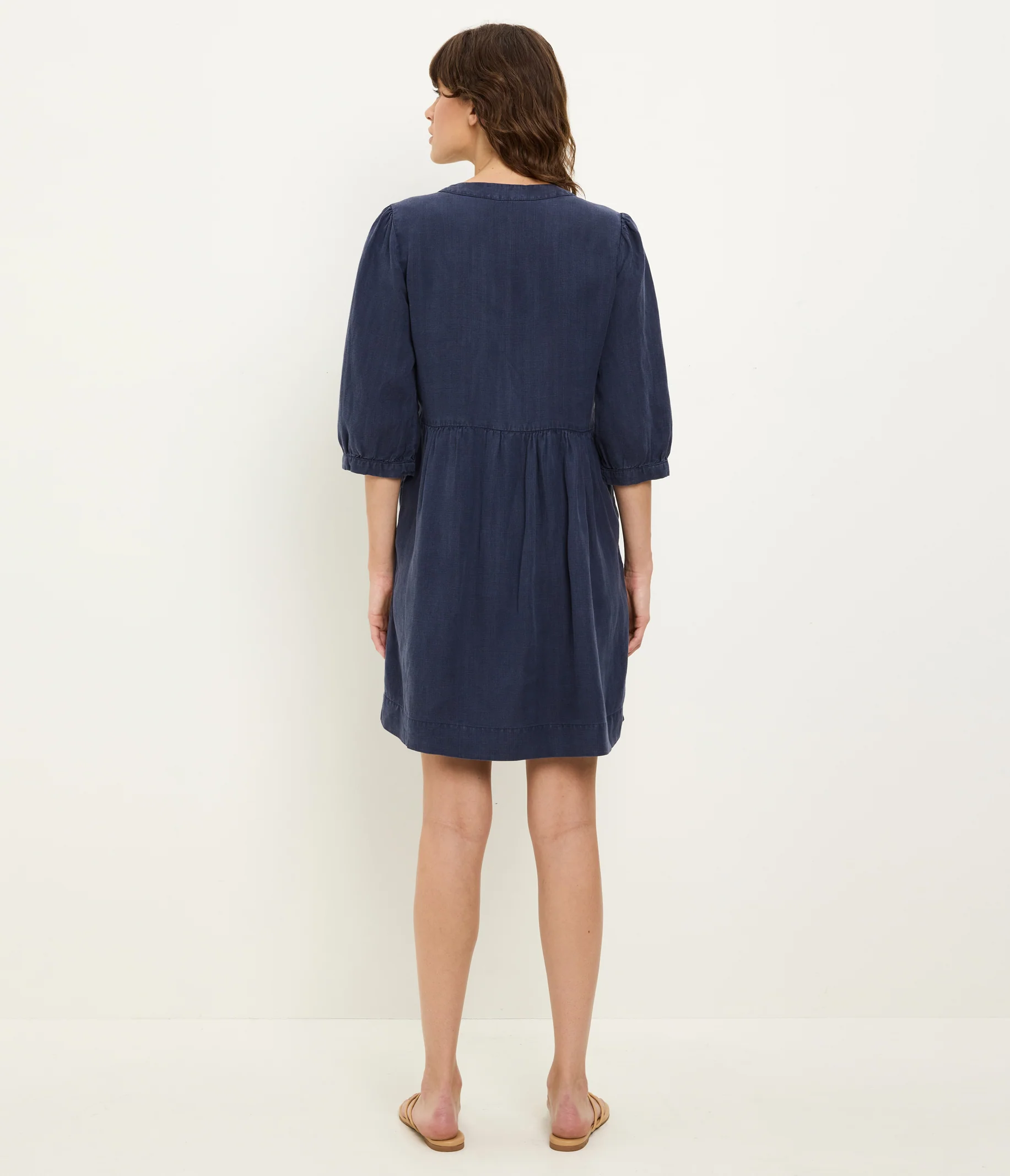 Brielle Linen Mini Dress - Image 5