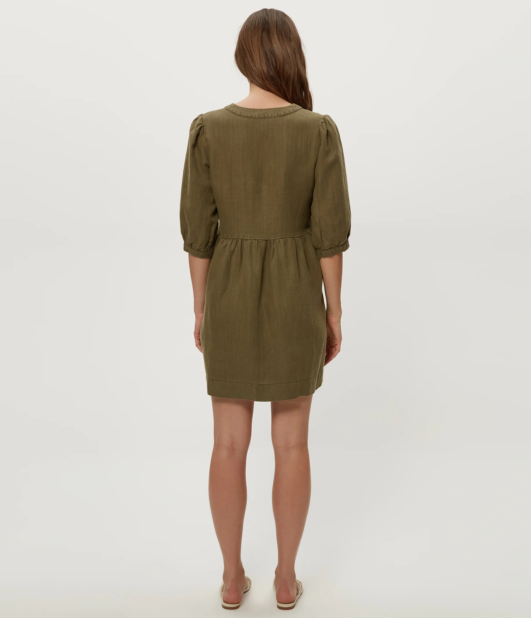 Brielle Linen Mini Dress - Image 9