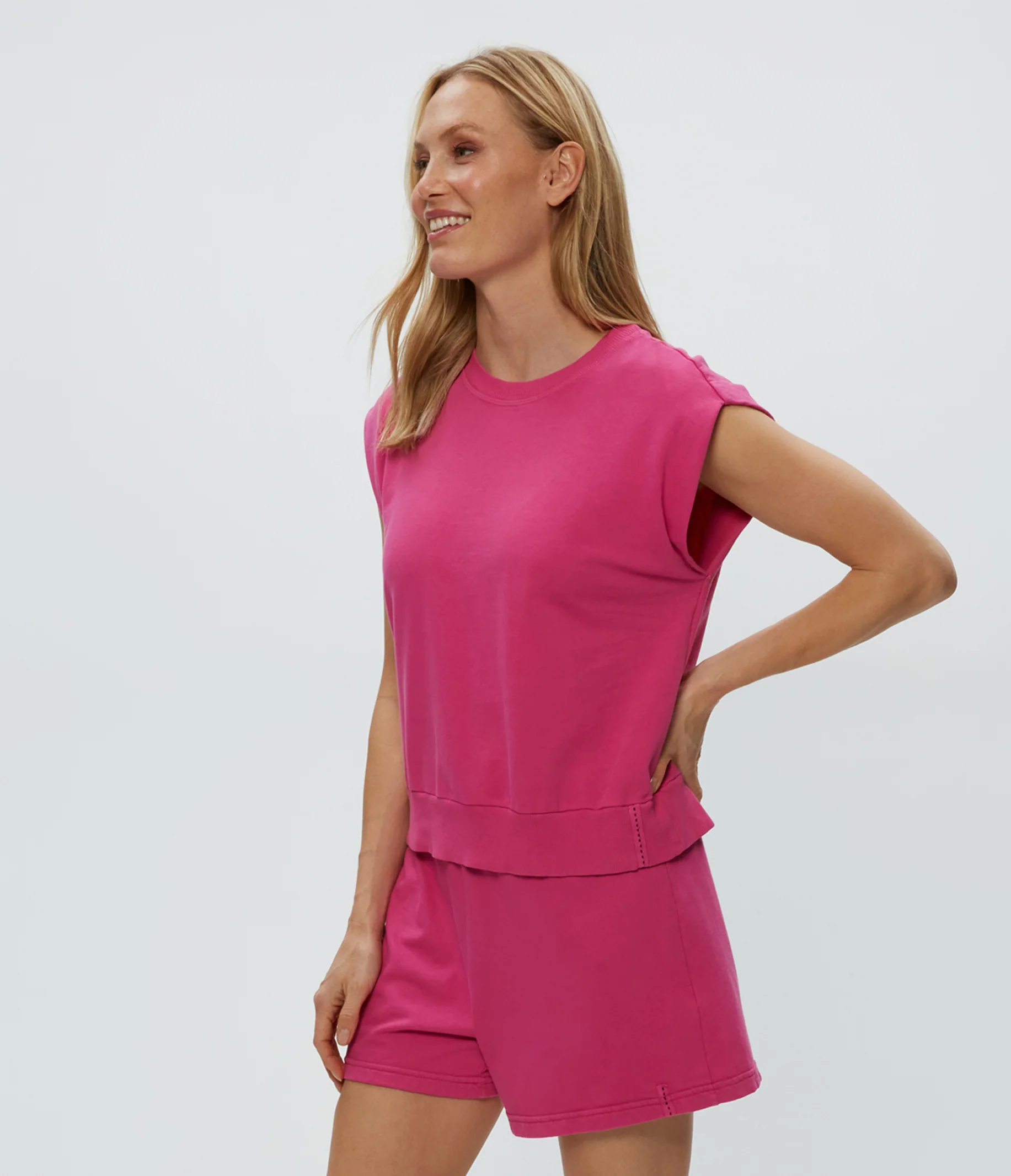 Brooklyn Power Shoulder Sweatshirt - Image 30