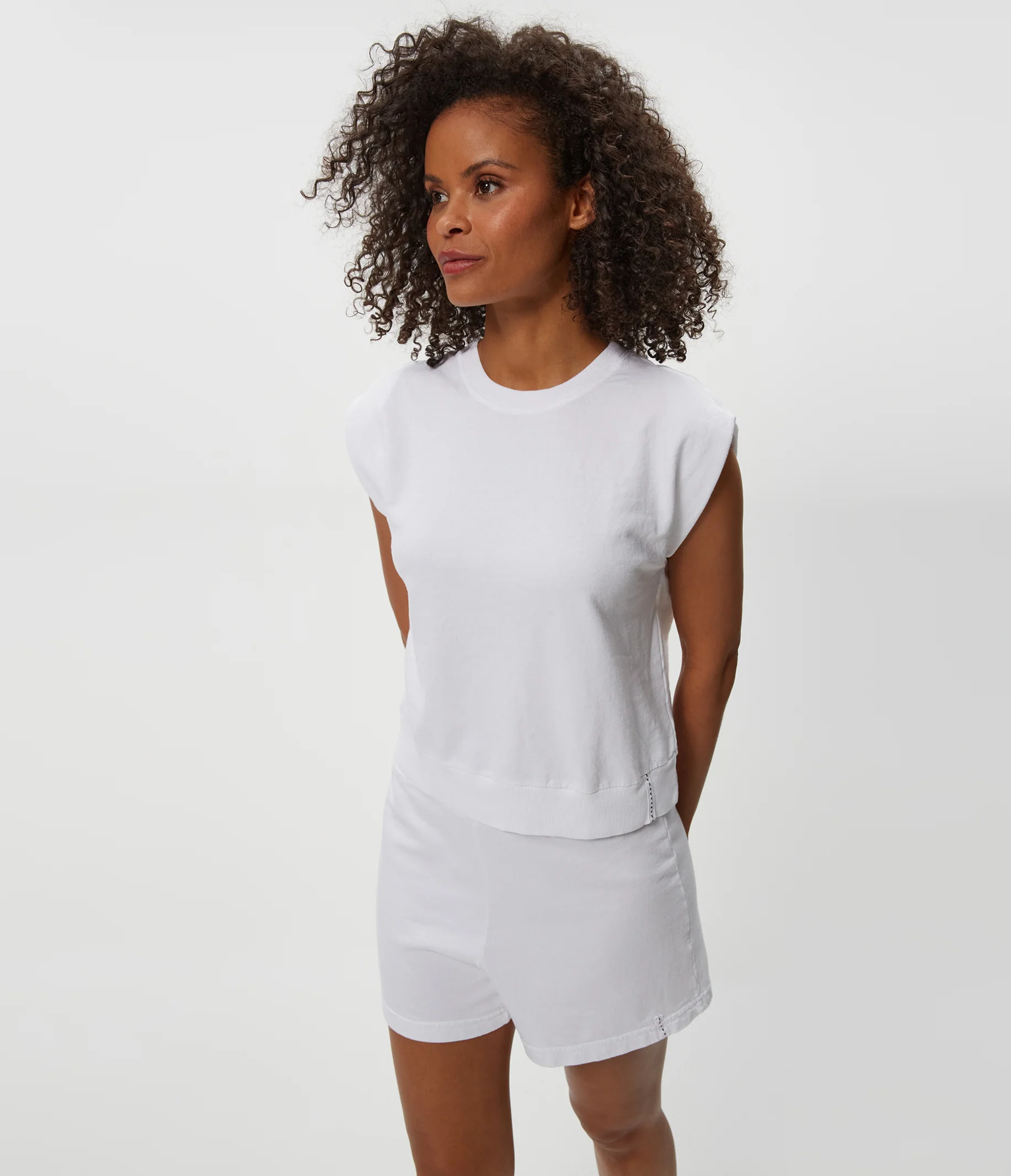 Brooklyn Power Shoulder Sweatshirt - Image 36
