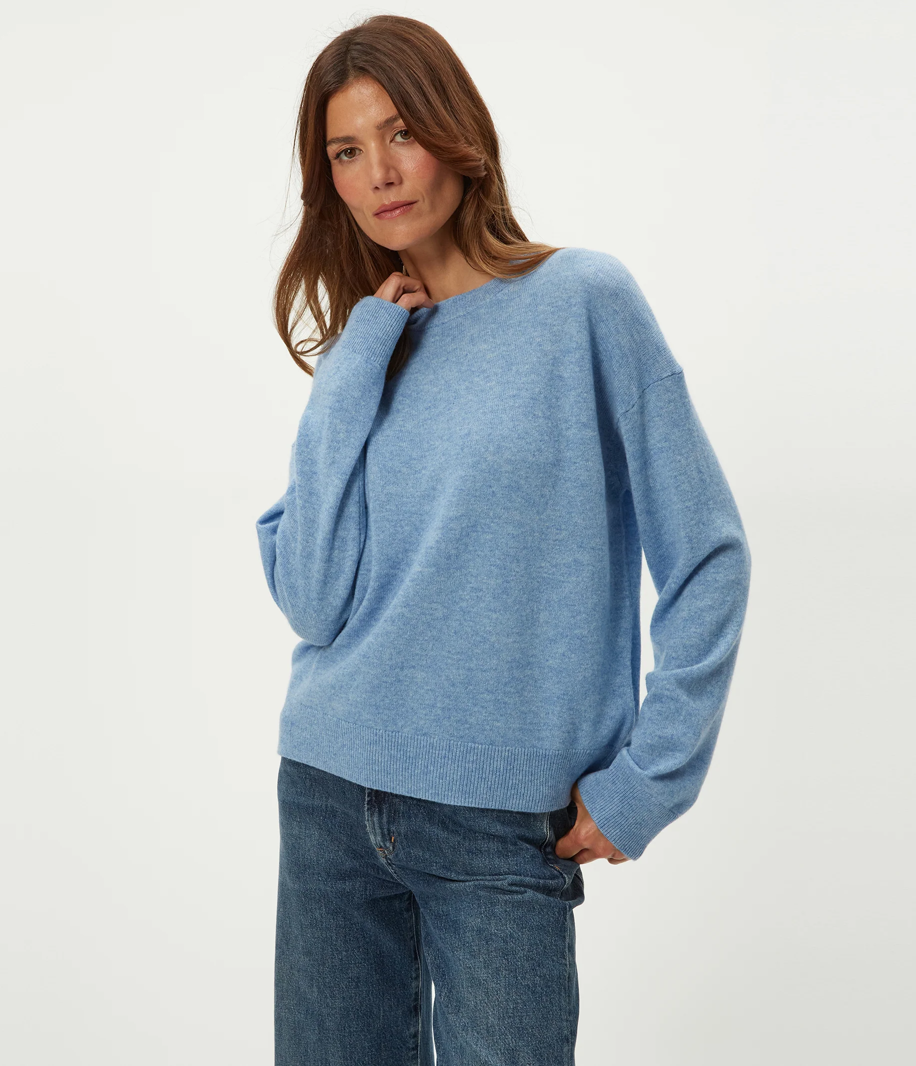 Celeste Crewneck Cashmere Sweater - Image 14