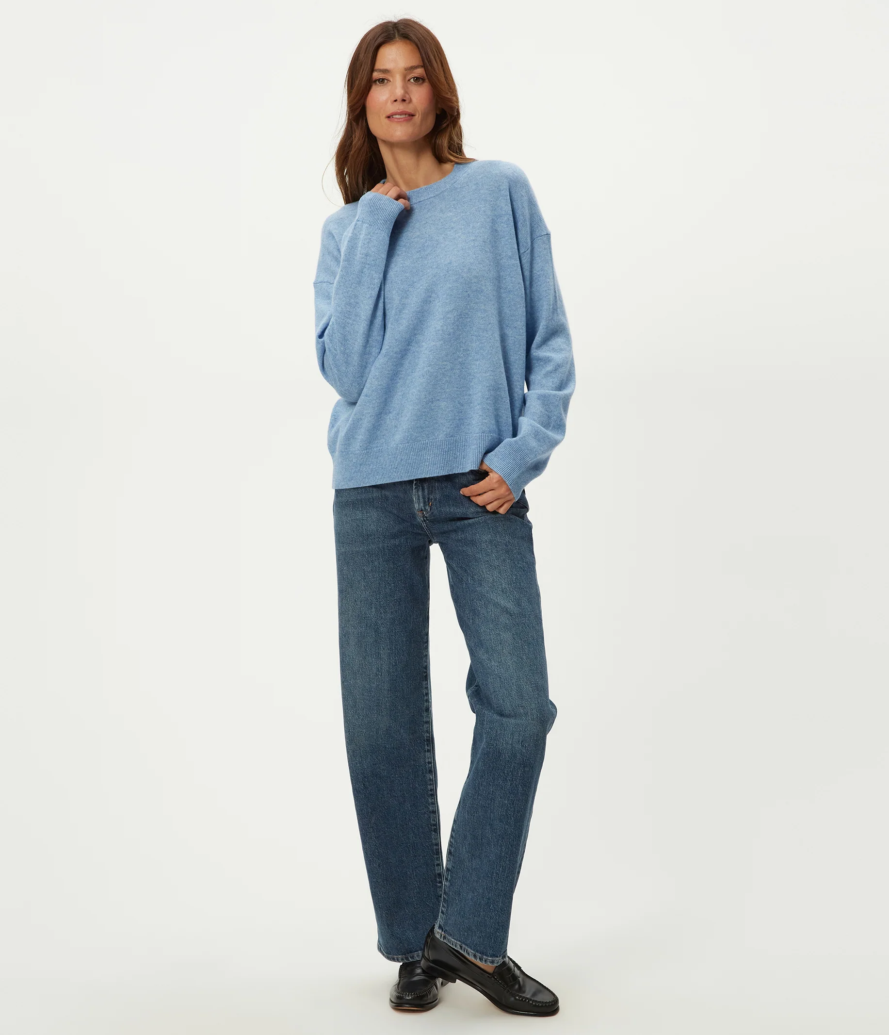Celeste Crewneck Cashmere Sweater - Image 15