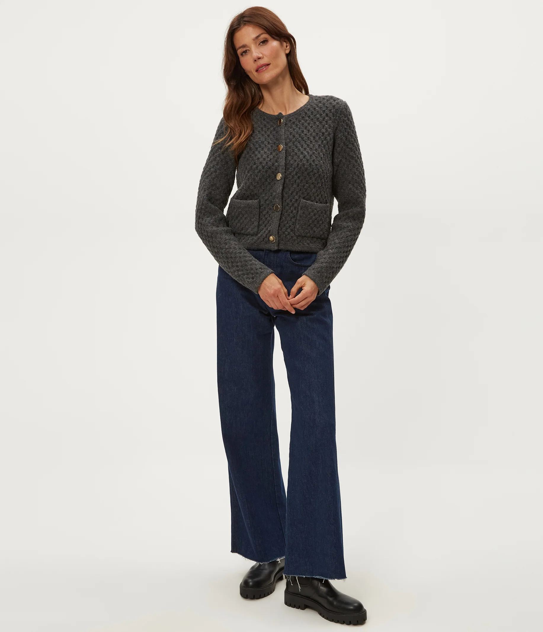 Cera Honeycomb Stitch Cardigan - Image 14