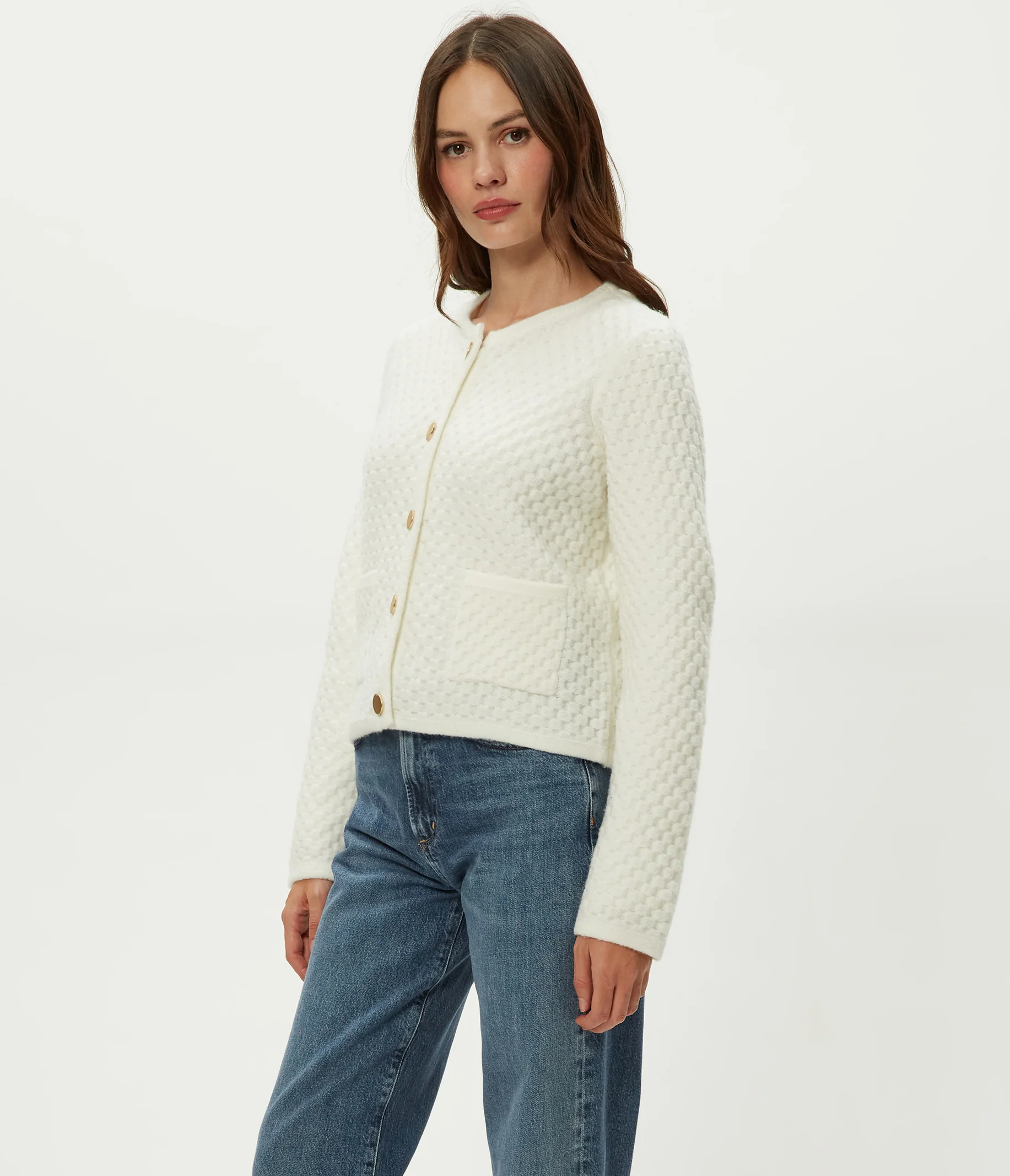 Cera Honeycomb Stitch Cardigan - Image 7