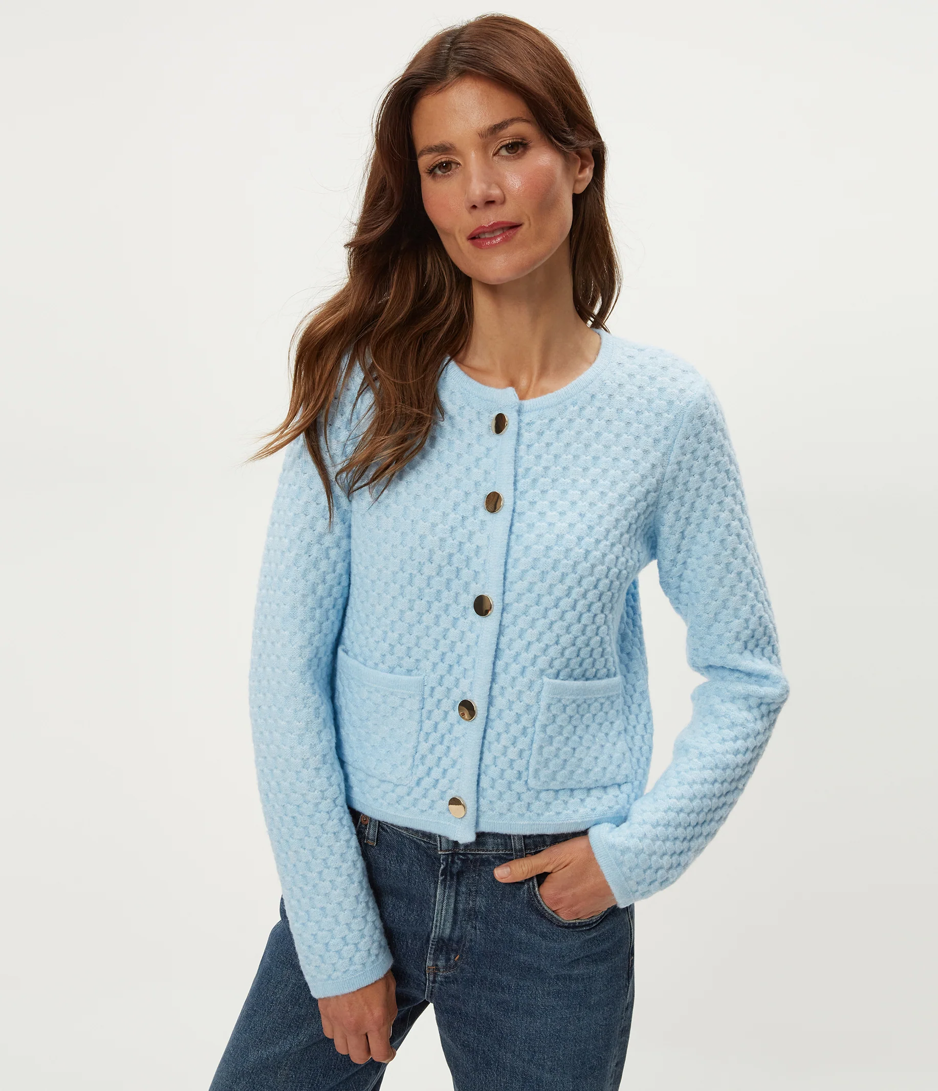 Cera Honeycomb Stitch Cardigan - Image 9