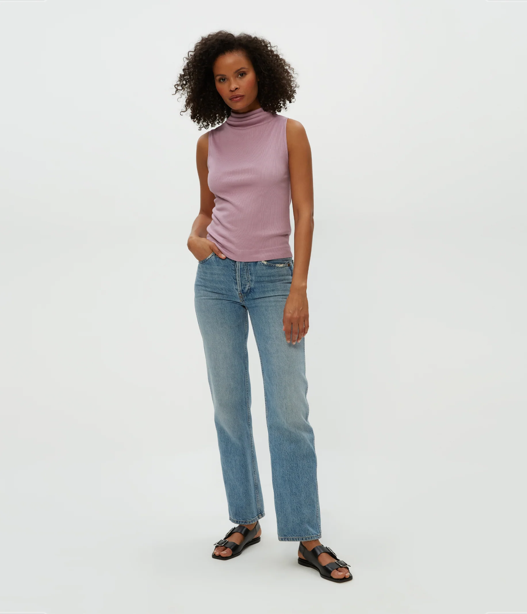 Chiara Drape Neck Tank - Image 10