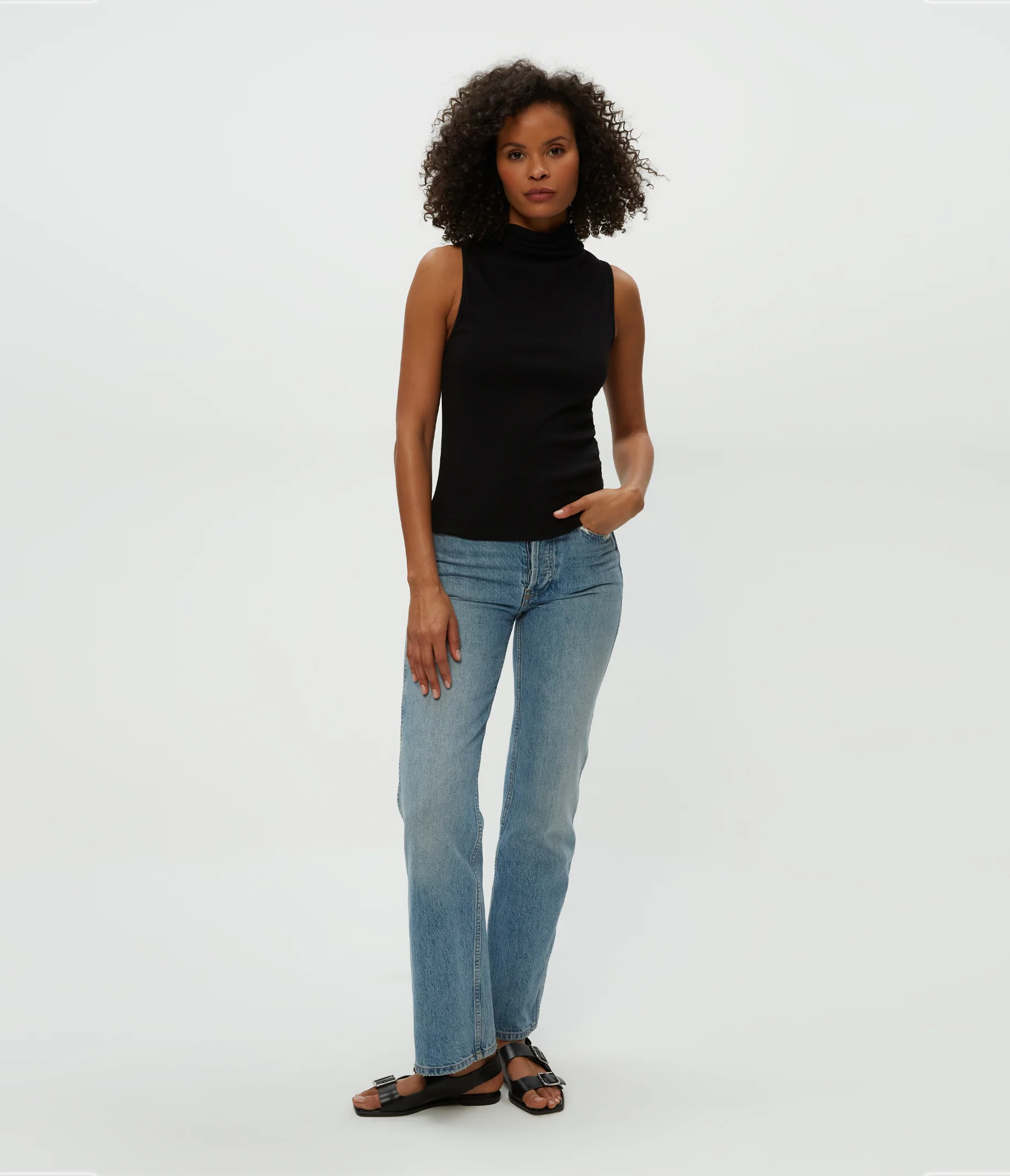 Chiara Drape Neck Tank - Image 14