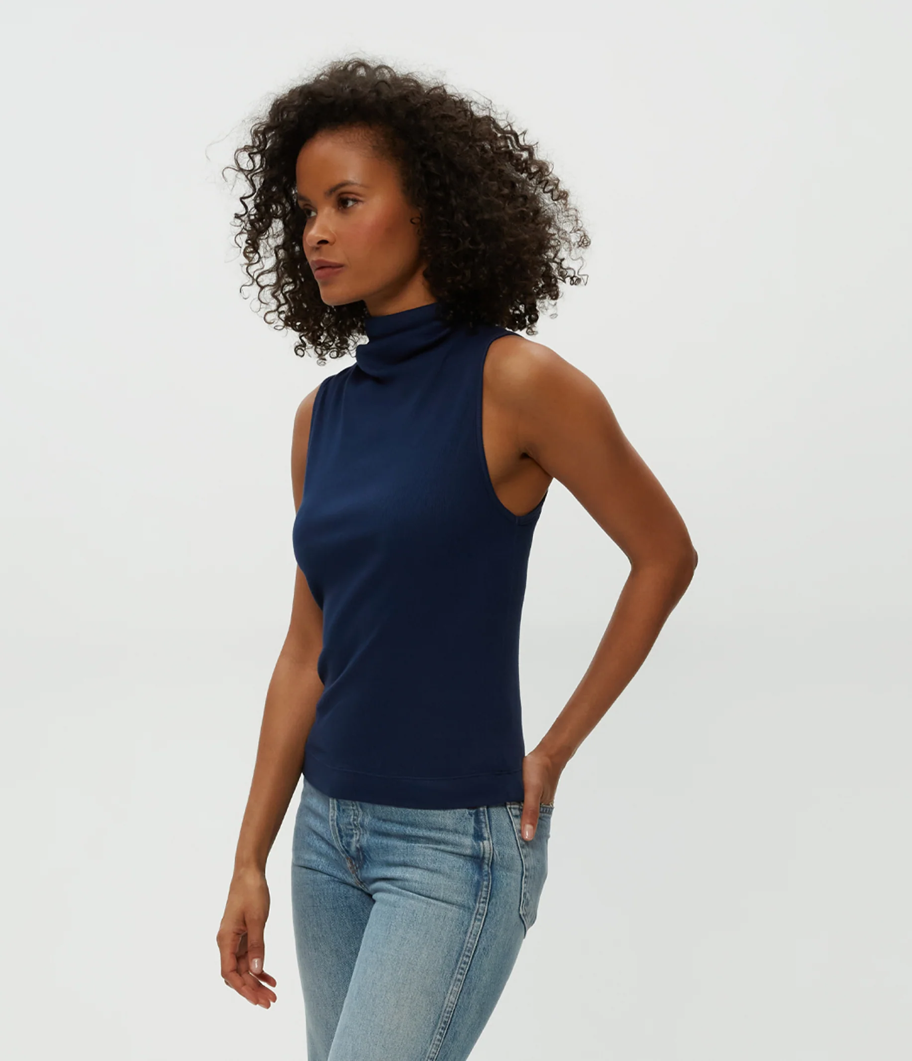 Chiara Drape Neck Tank - Image 19