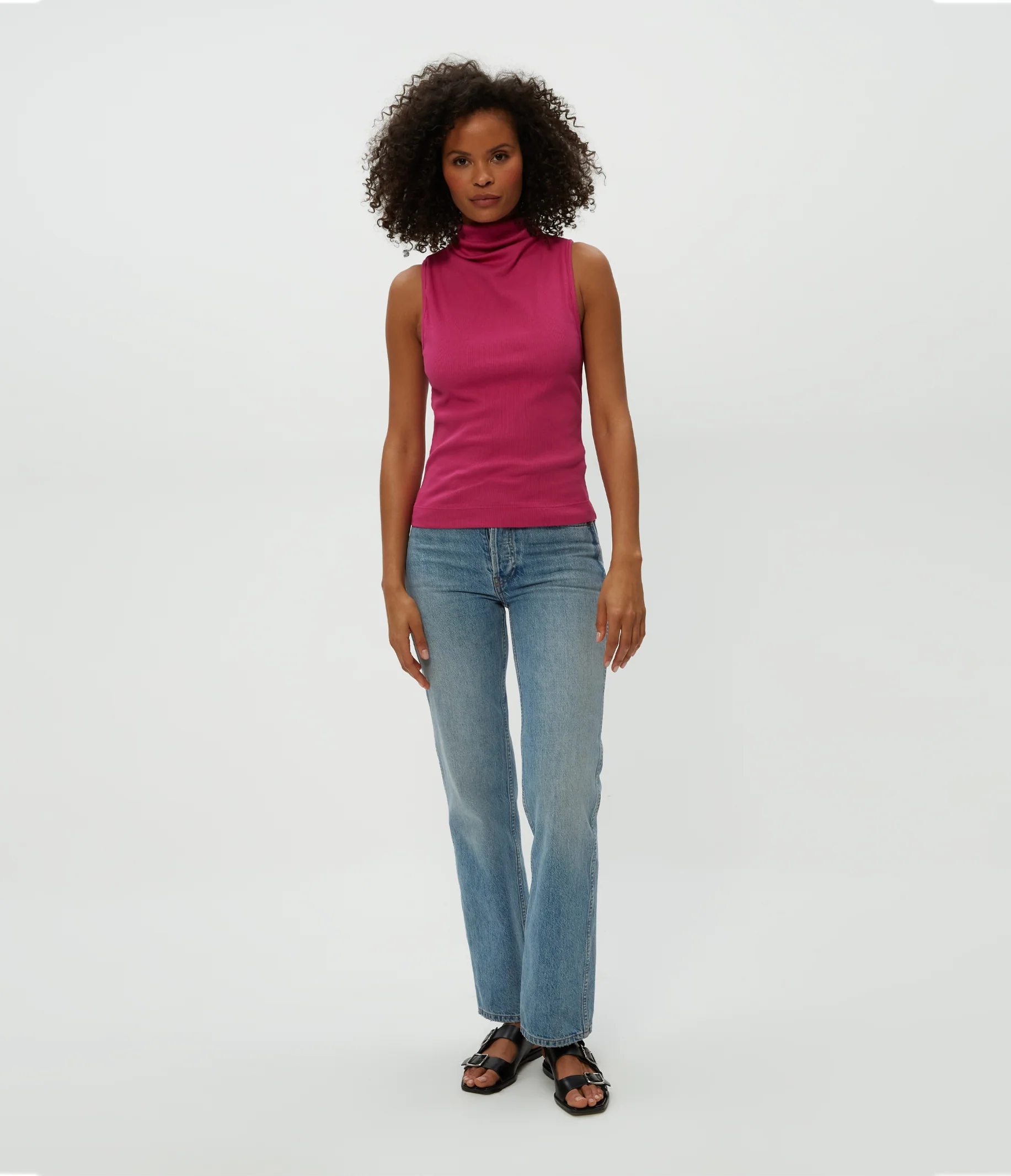 Chiara Drape Neck Tank - Image 26