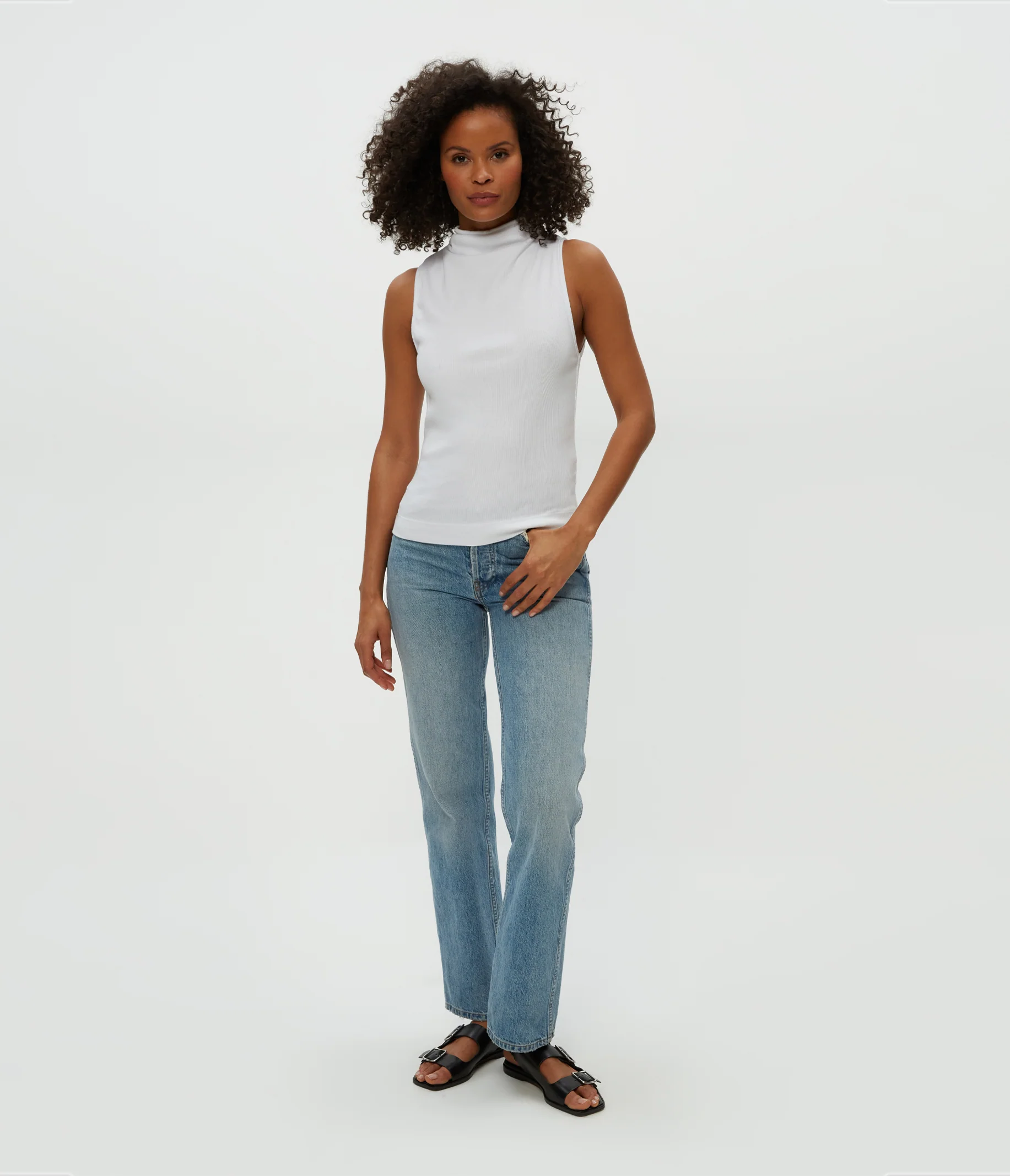 Chiara Drape Neck Tank - Image 6