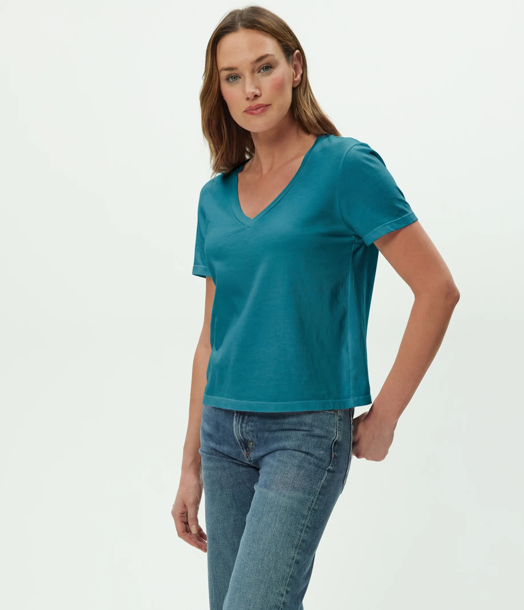 Daria V-Neck Tee - Image 5