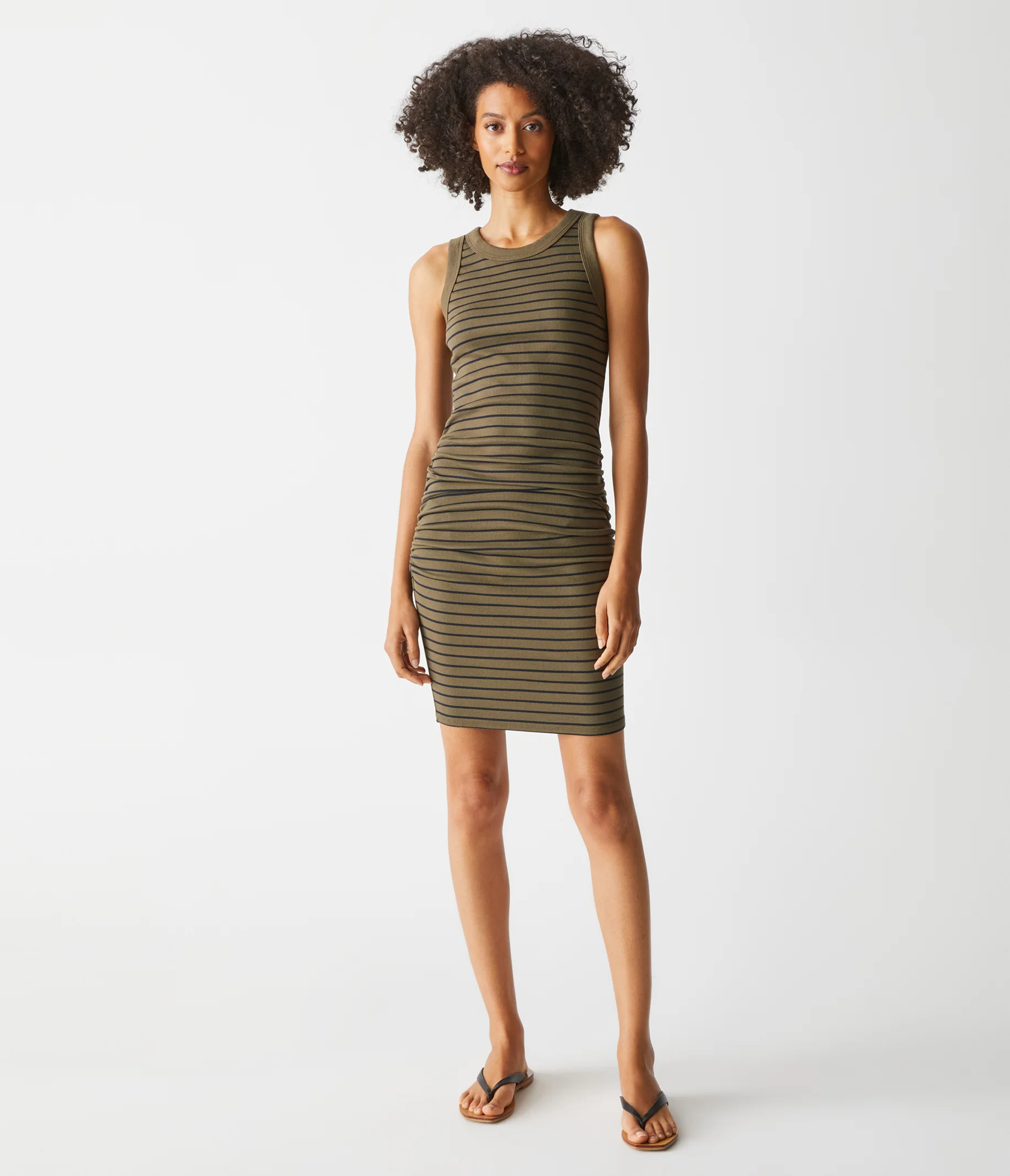 Demi Striped Ribbed Dress - Image 14