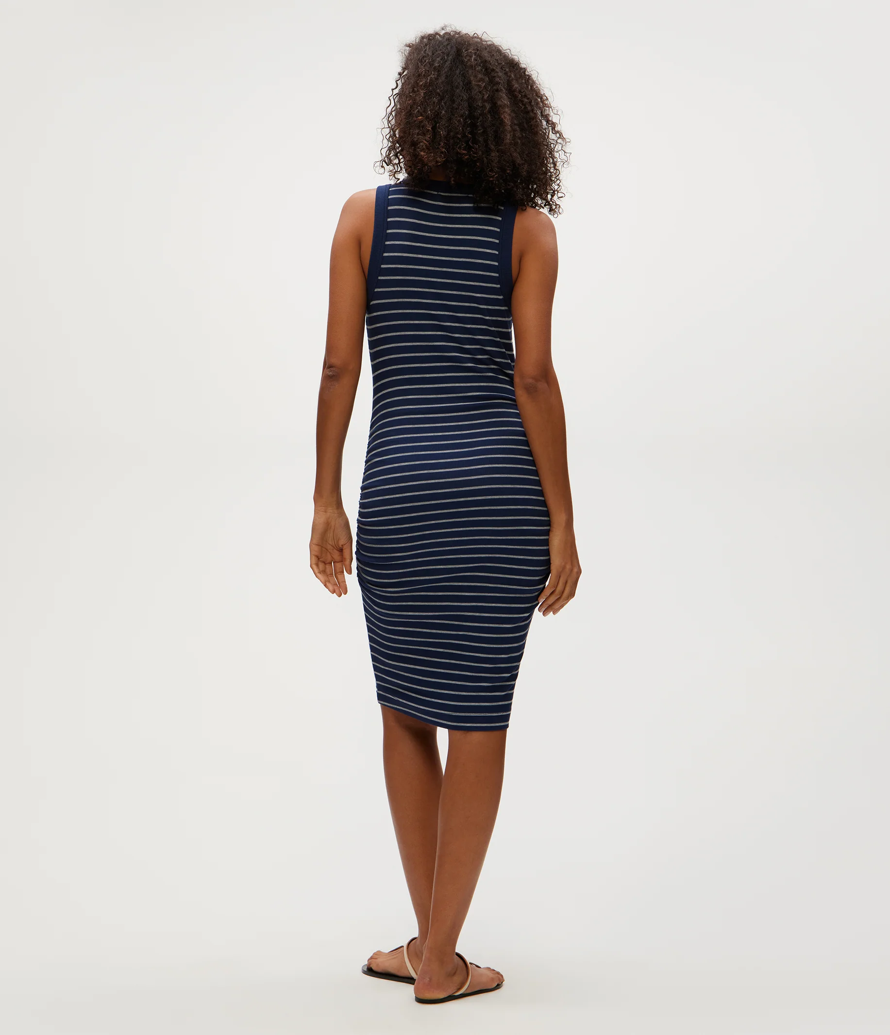 Demi Striped Ribbed Dress - Image 28