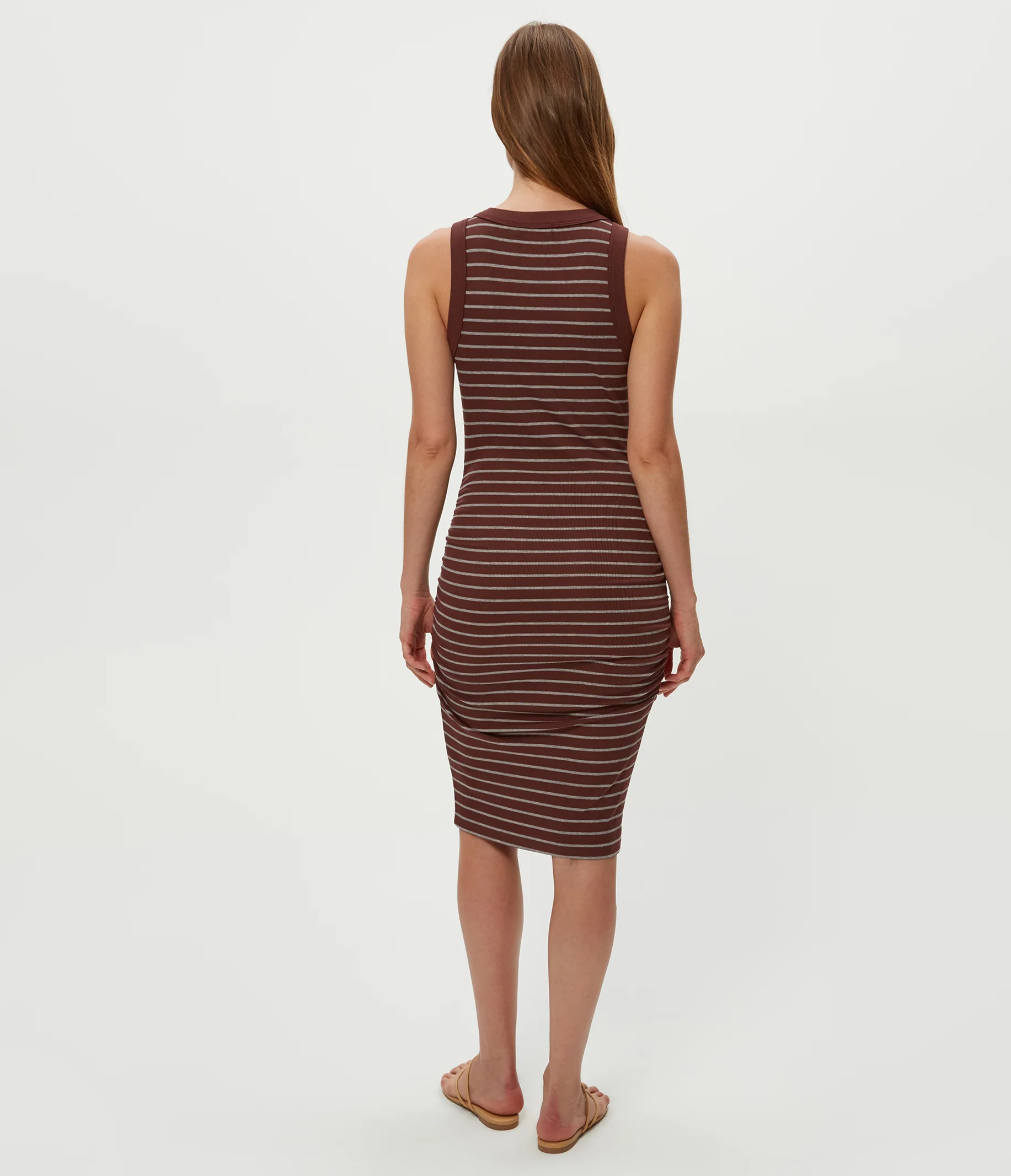 Demi Striped Ribbed Dress - Image 4