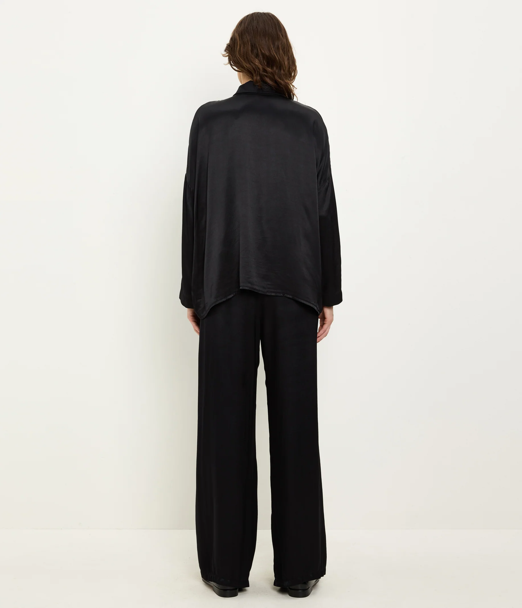 Devin Satin Button Down - Image 10