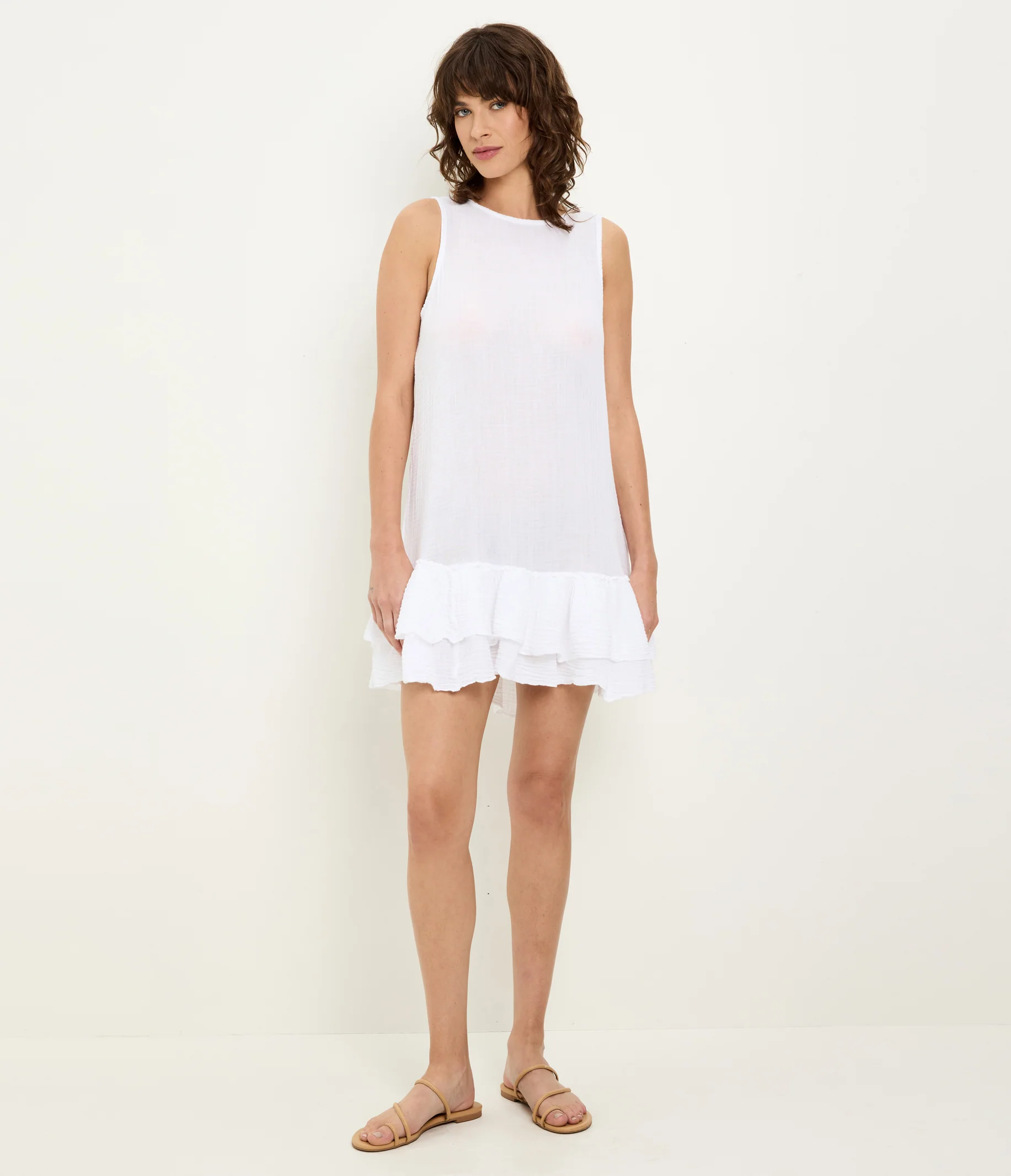 Dhaliah Ruffle Mini Dress - Image 3