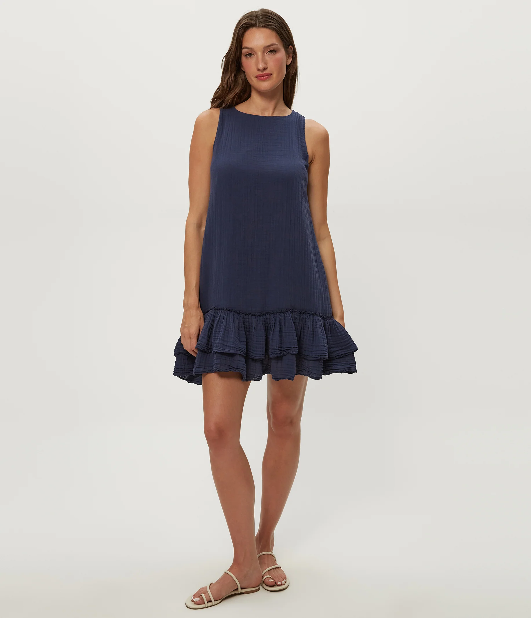 Dhaliah Ruffle Mini Dress - Image 8