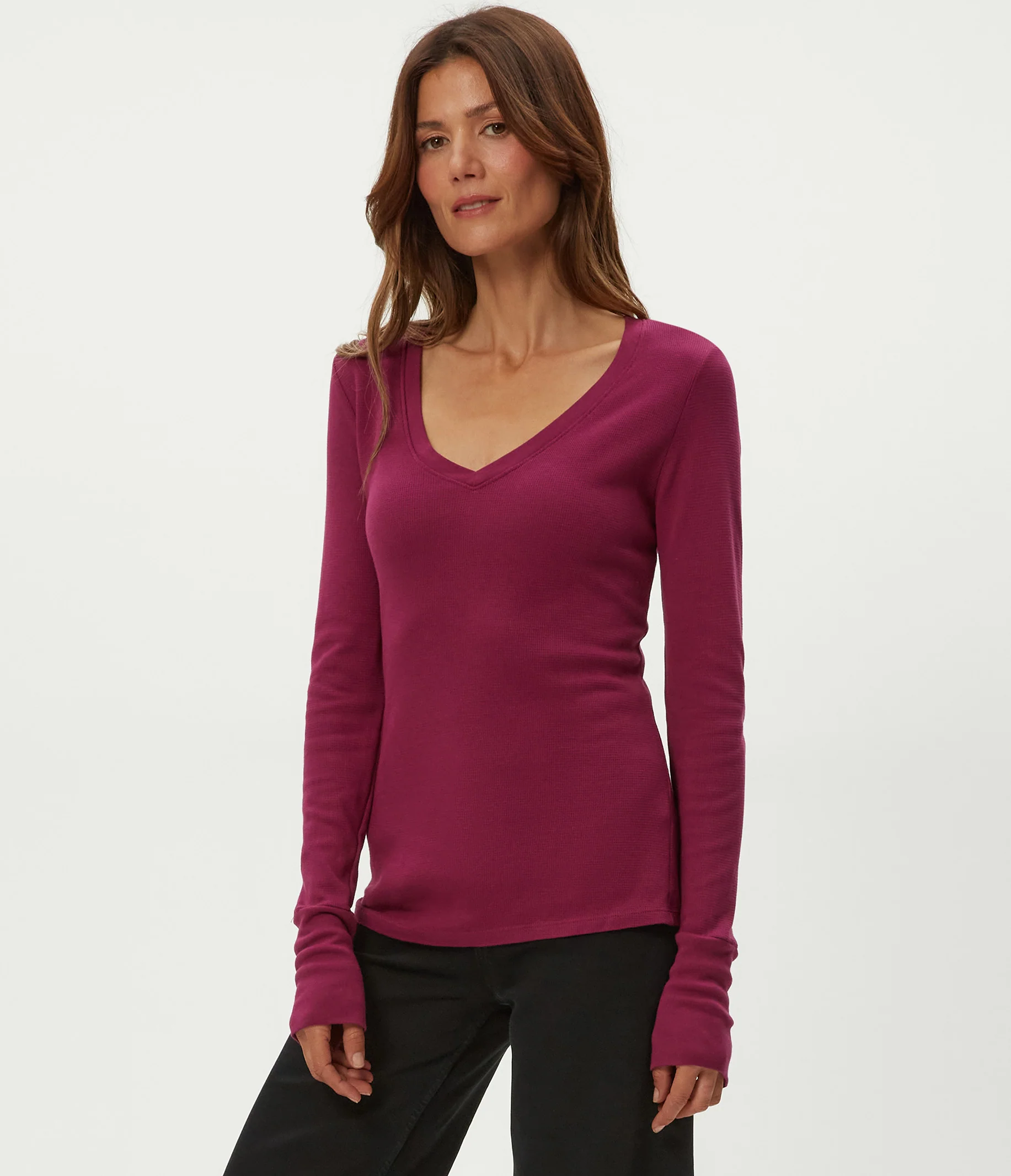 Dinah Thermal V-Neck - Image 22
