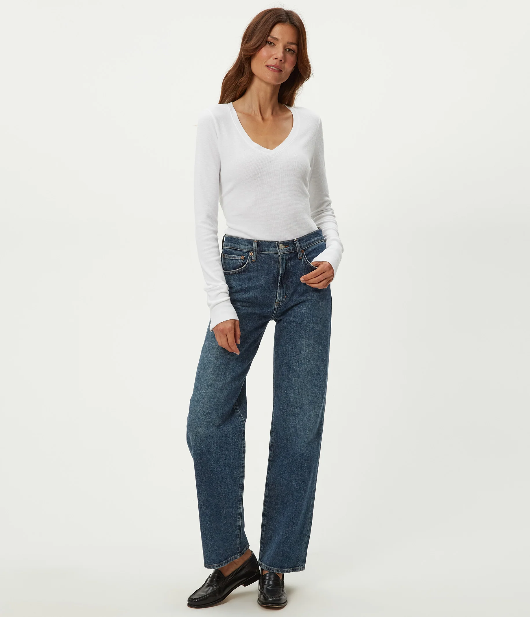 Dinah Thermal V-Neck - Image 6