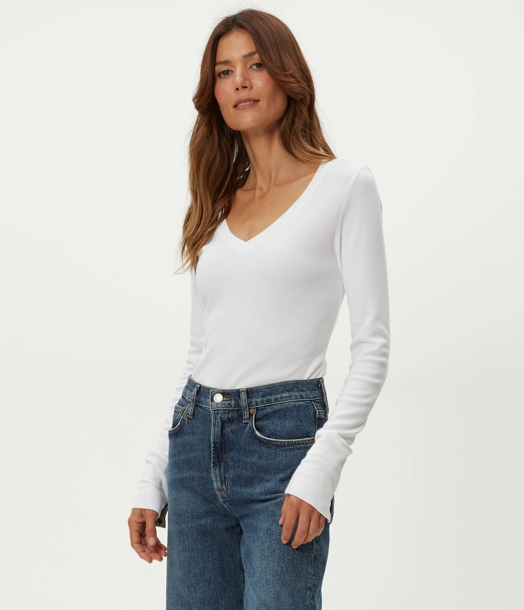 Dinah Thermal V-Neck - Image 7