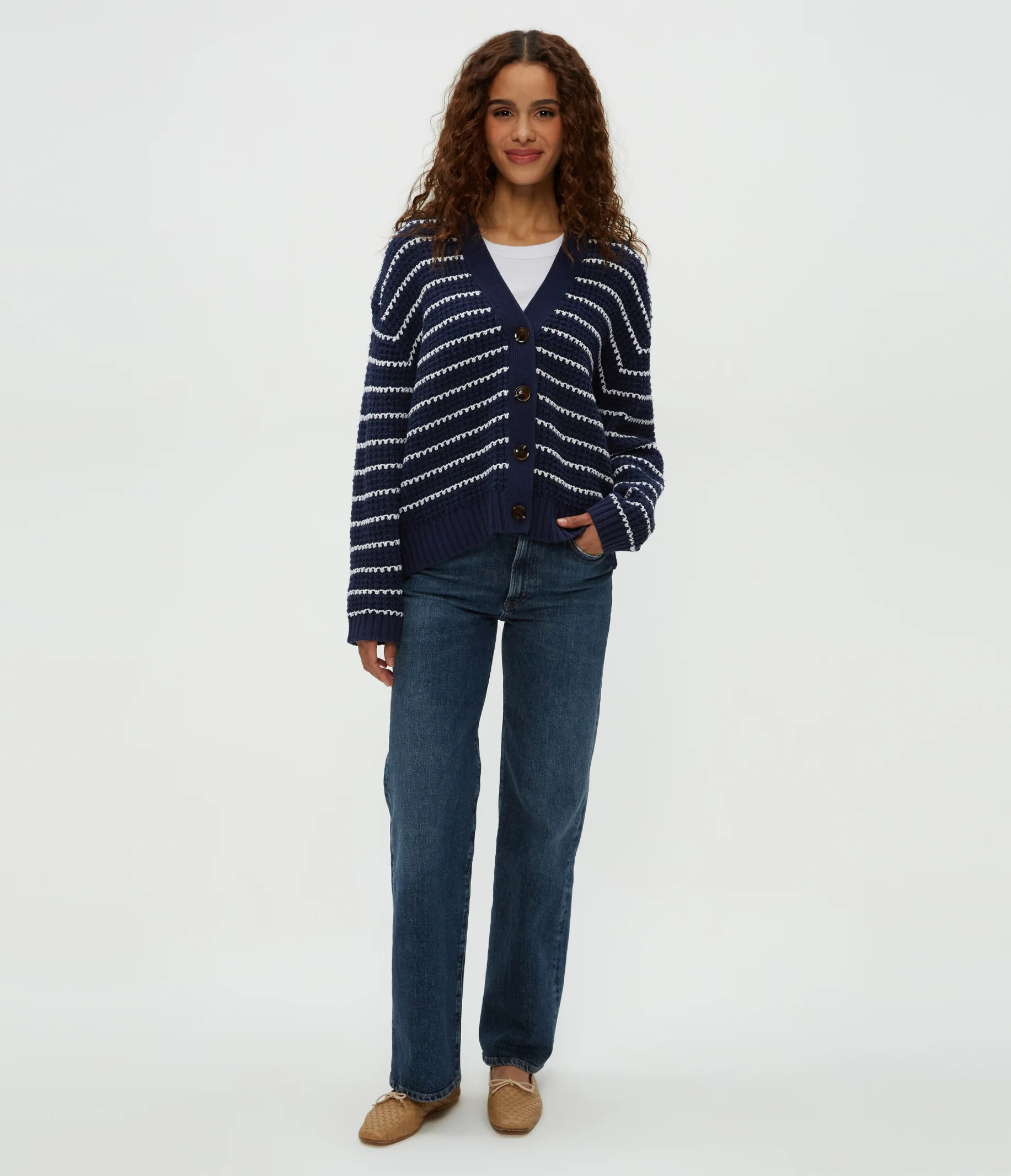 Dodi Striped Cardigan - Image 6