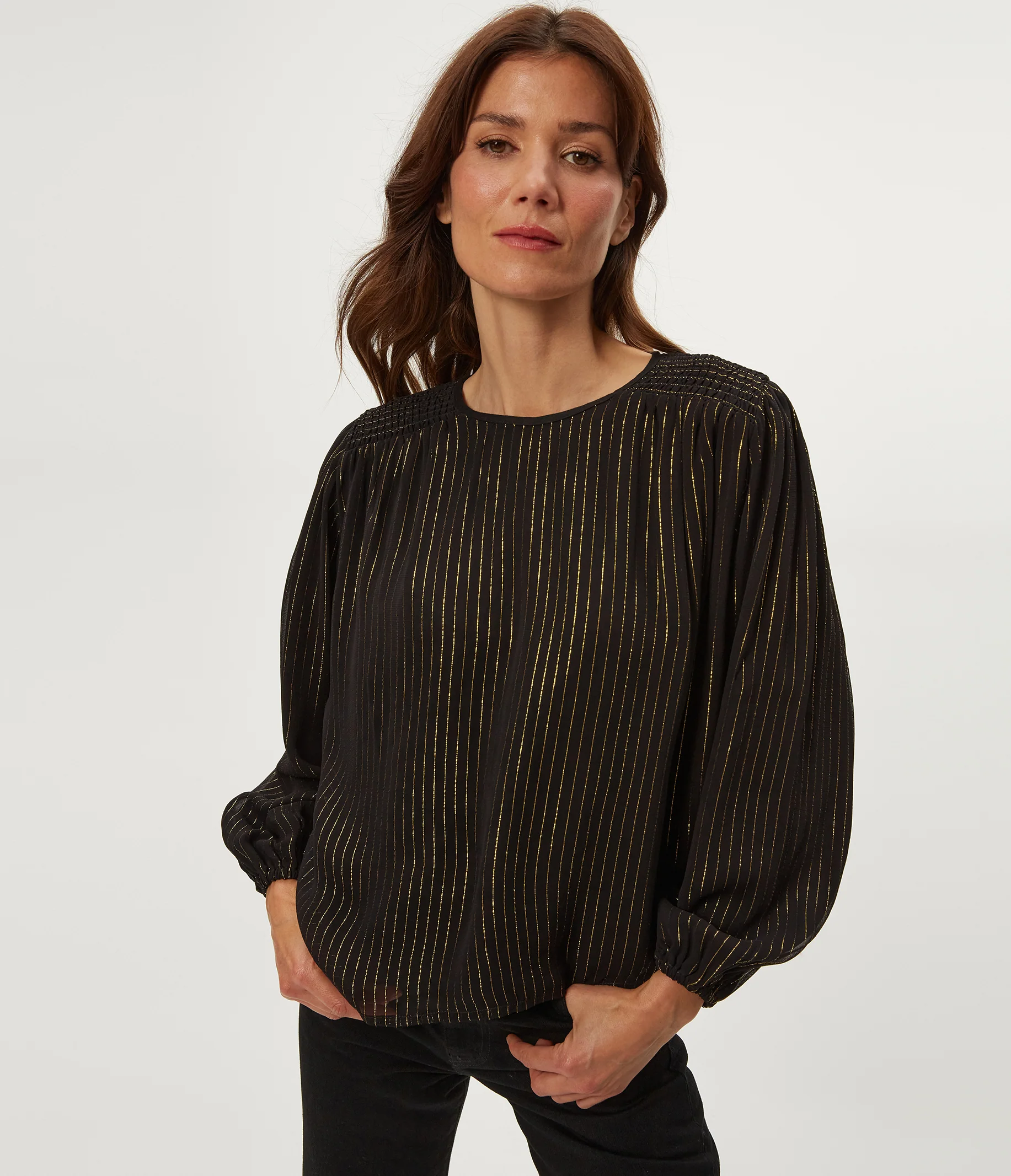 Dolly Metallic Stripe Top - Image 5