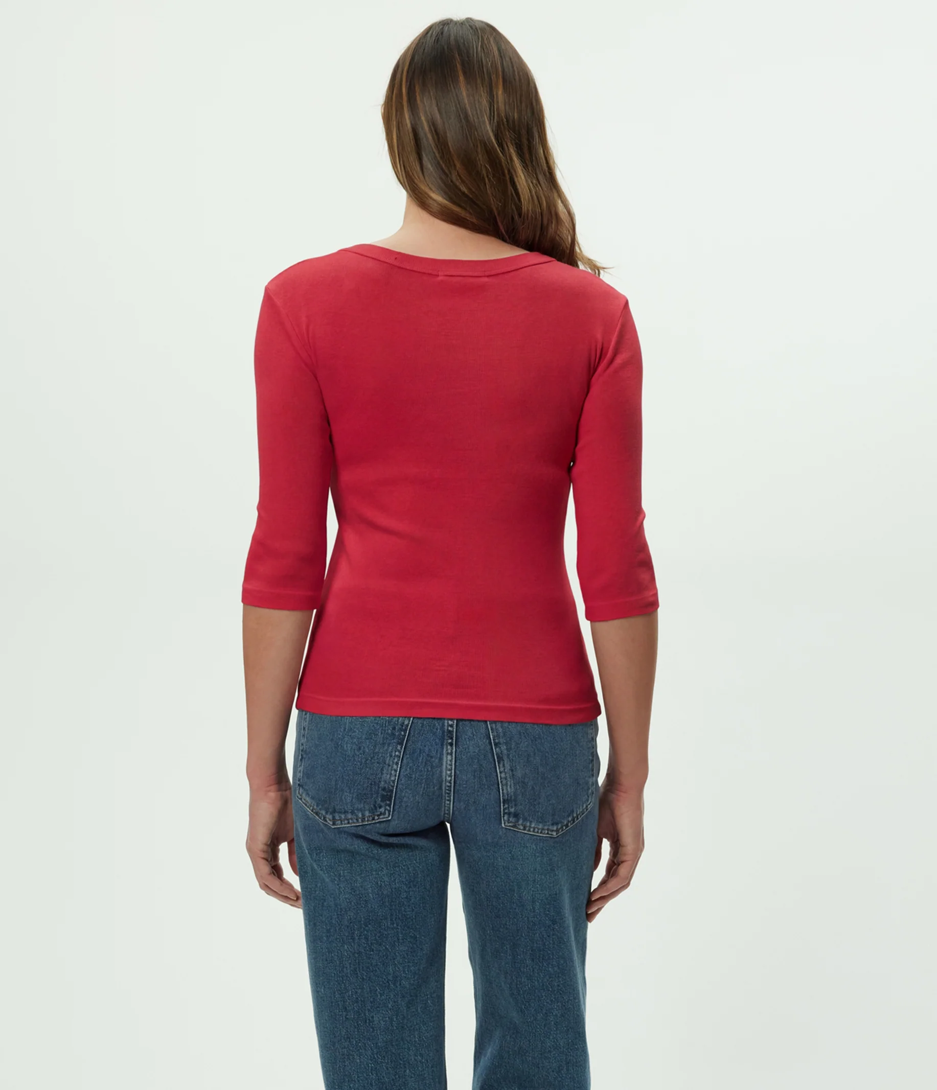 Dot 3/4 Sleeve Tee - Image 101