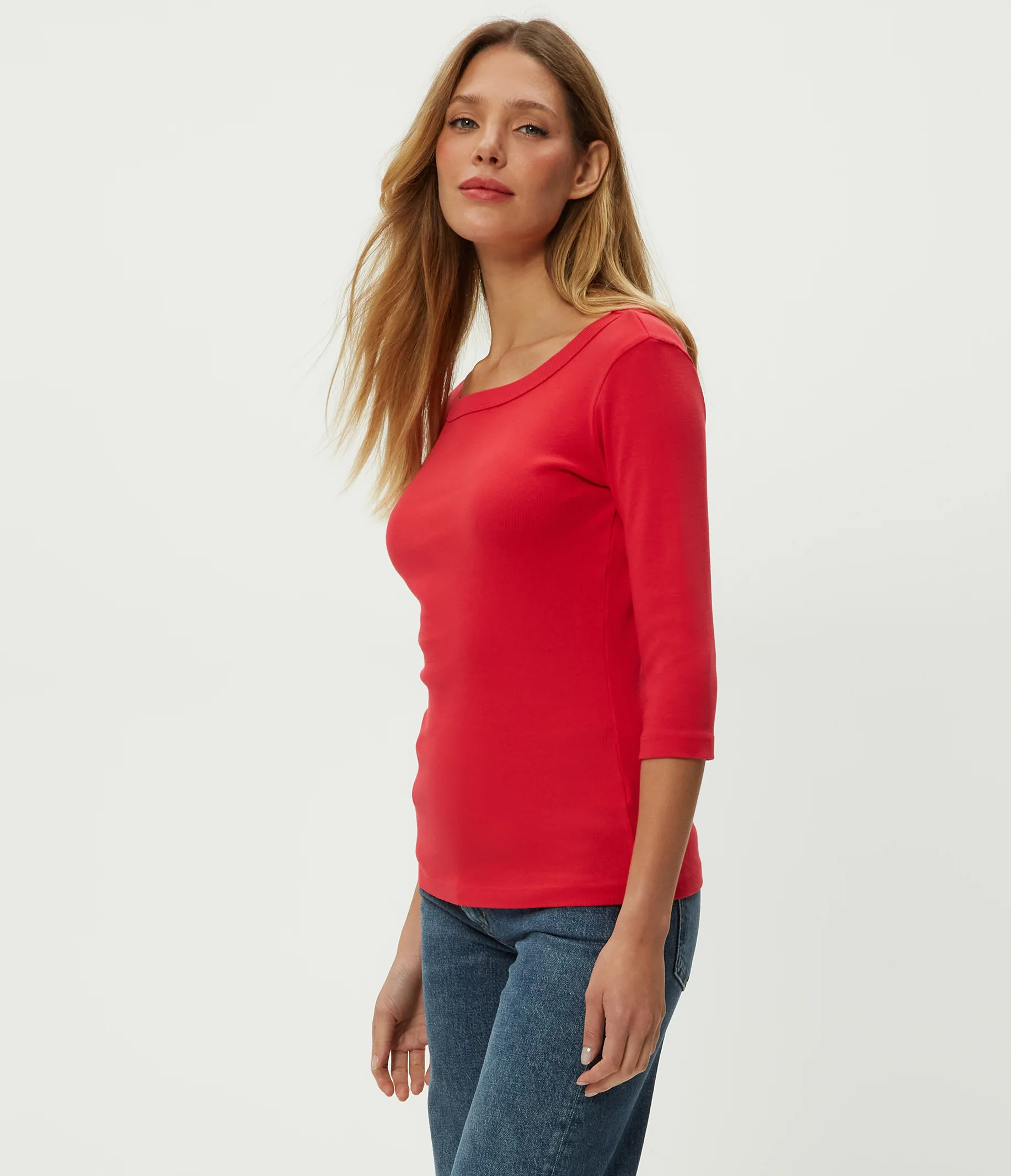 Dot 3/4 Sleeve Tee - Image 44