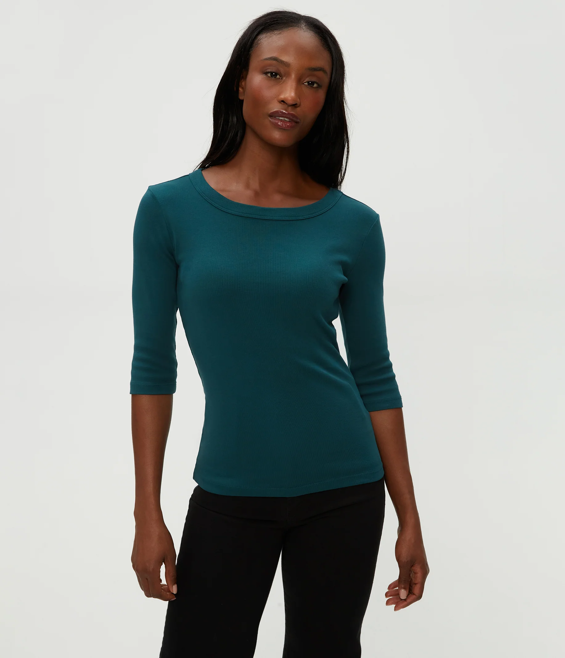 Dot 3/4 Sleeve Tee - Image 50