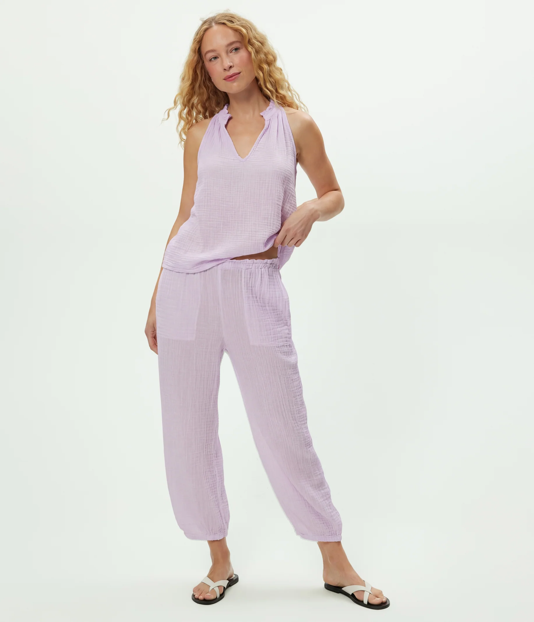 Elsa Gauze Jogger - Image 47