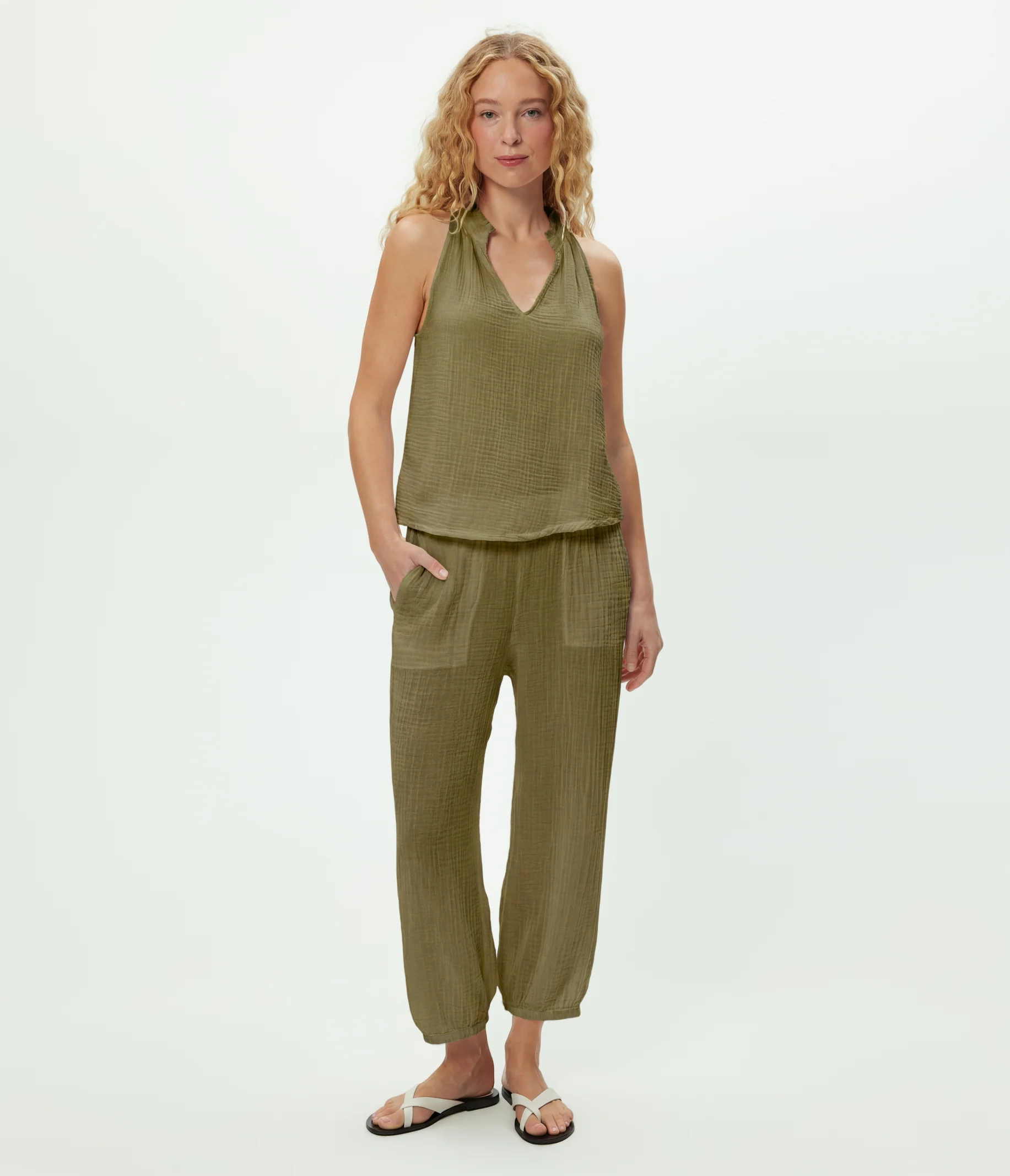 Elsa Gauze Jogger - Image 55