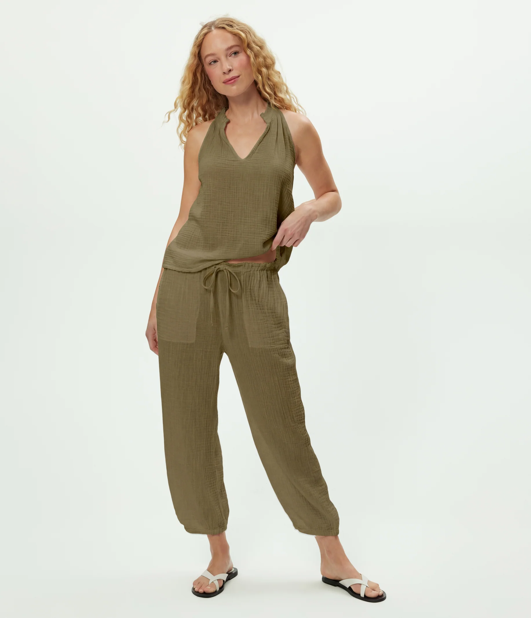 Elsa Gauze Jogger - Image 56