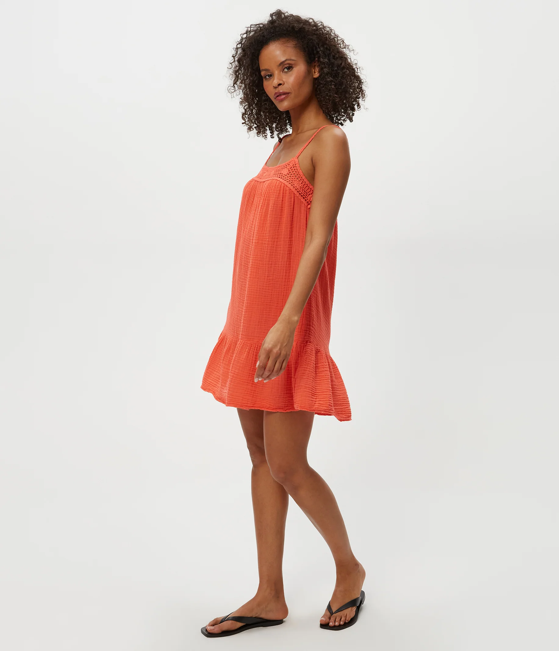 Emree Crochet Trim Mini Dress - Image 10